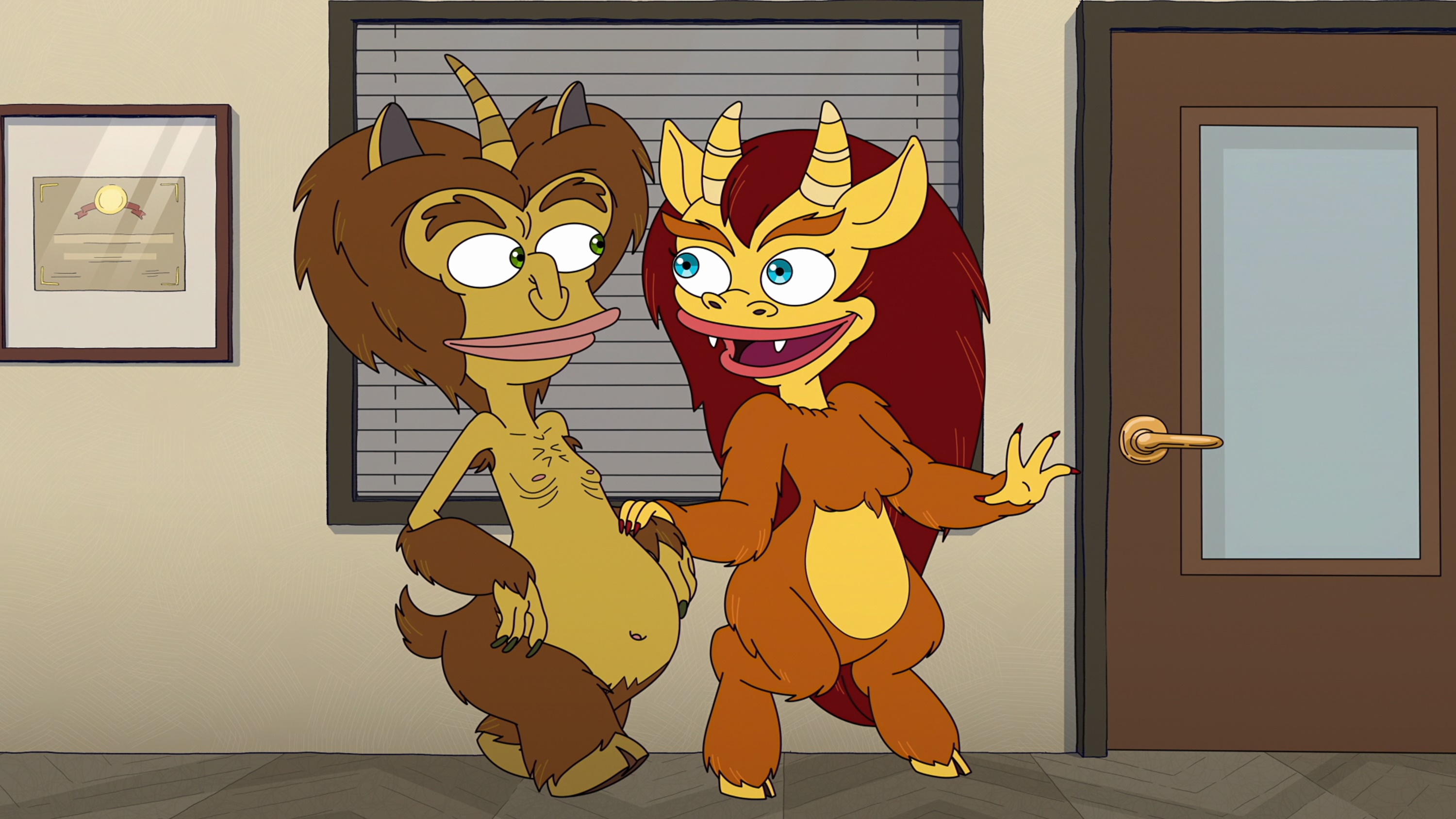 Connie and Jay from Big Mouth HD Wallpaper