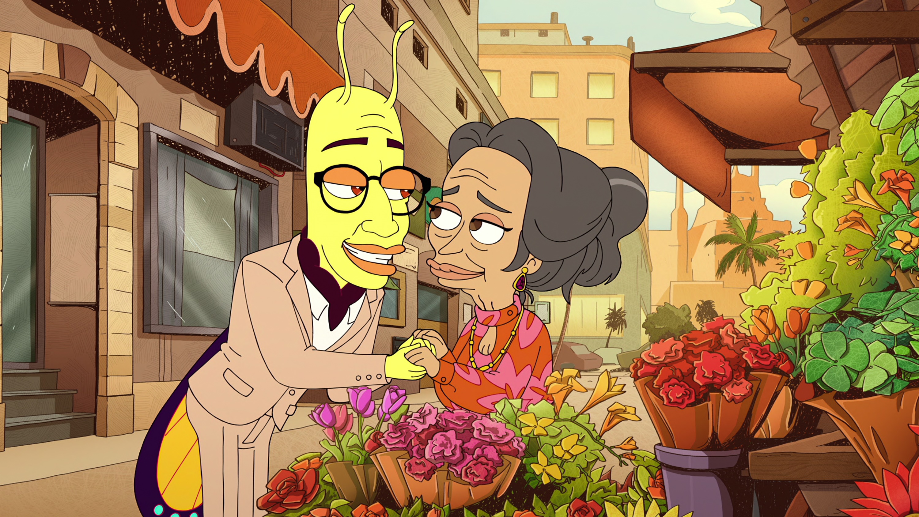 Connie the Hormone Monstress and Jay from Big Mouth HD Wallpaper