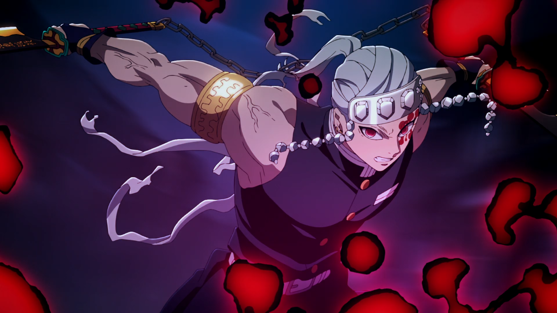 Tengen Uzui from Demon Slayer: Kimetsu no Yaiba HD Wallpaper