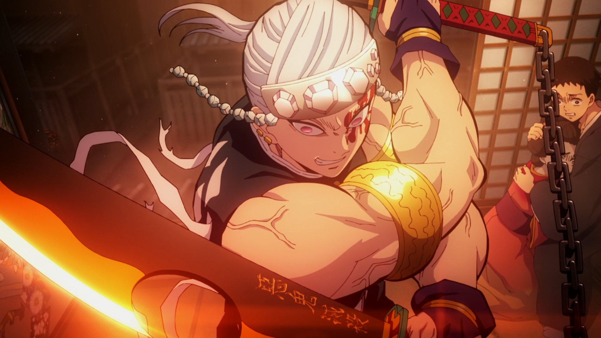 Tengen Uzui from Demon Slayer: Kimetsu no Yaiba HD Wallpaper