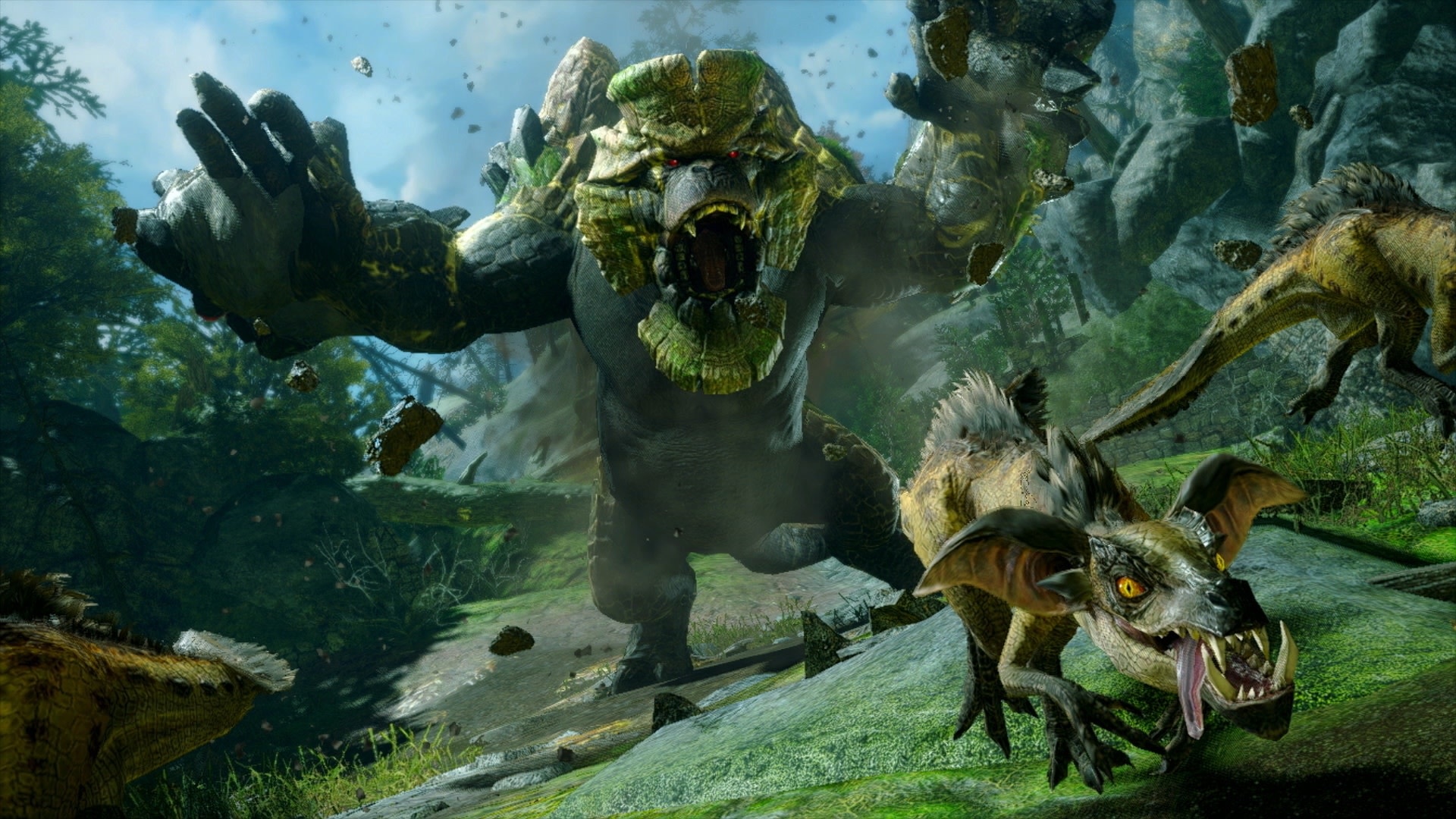 Monster Hunter Rise: Tetranadon and Small Monsters HD Wallpaper