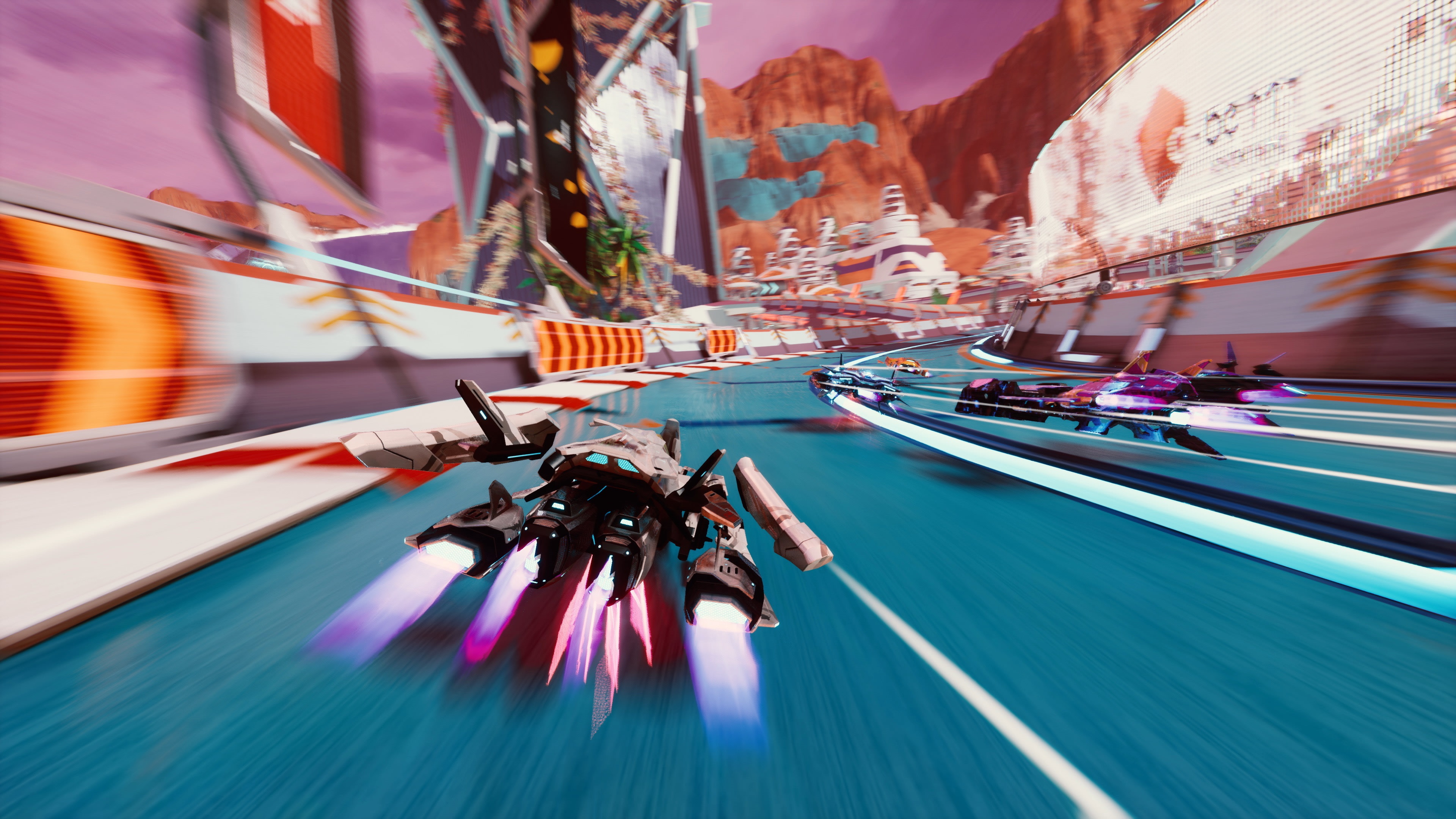 Redout 2 4K racing game HD Wallpaper