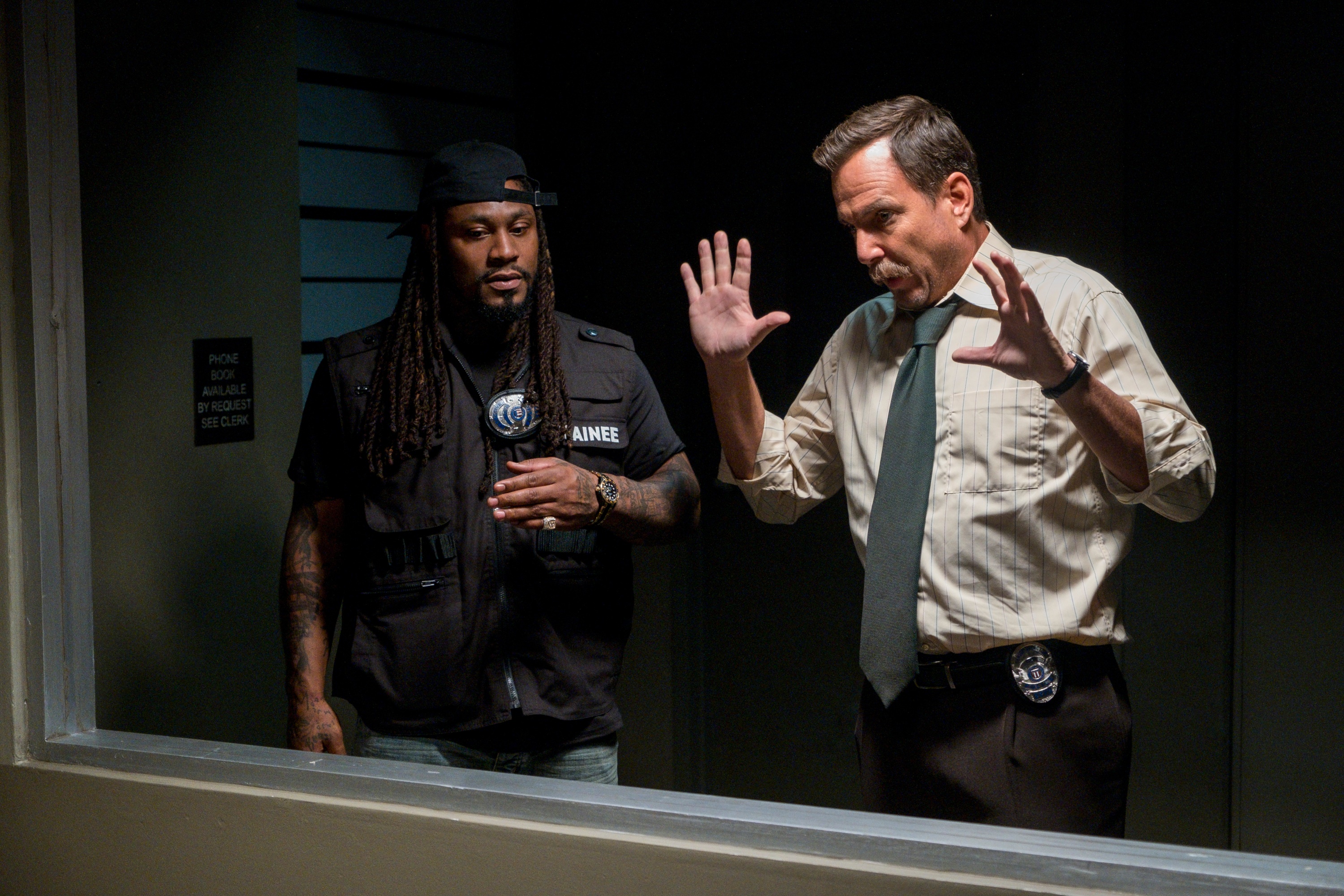 Murderville: Marshawn Lynch and Will Arnett HD Wallpaper