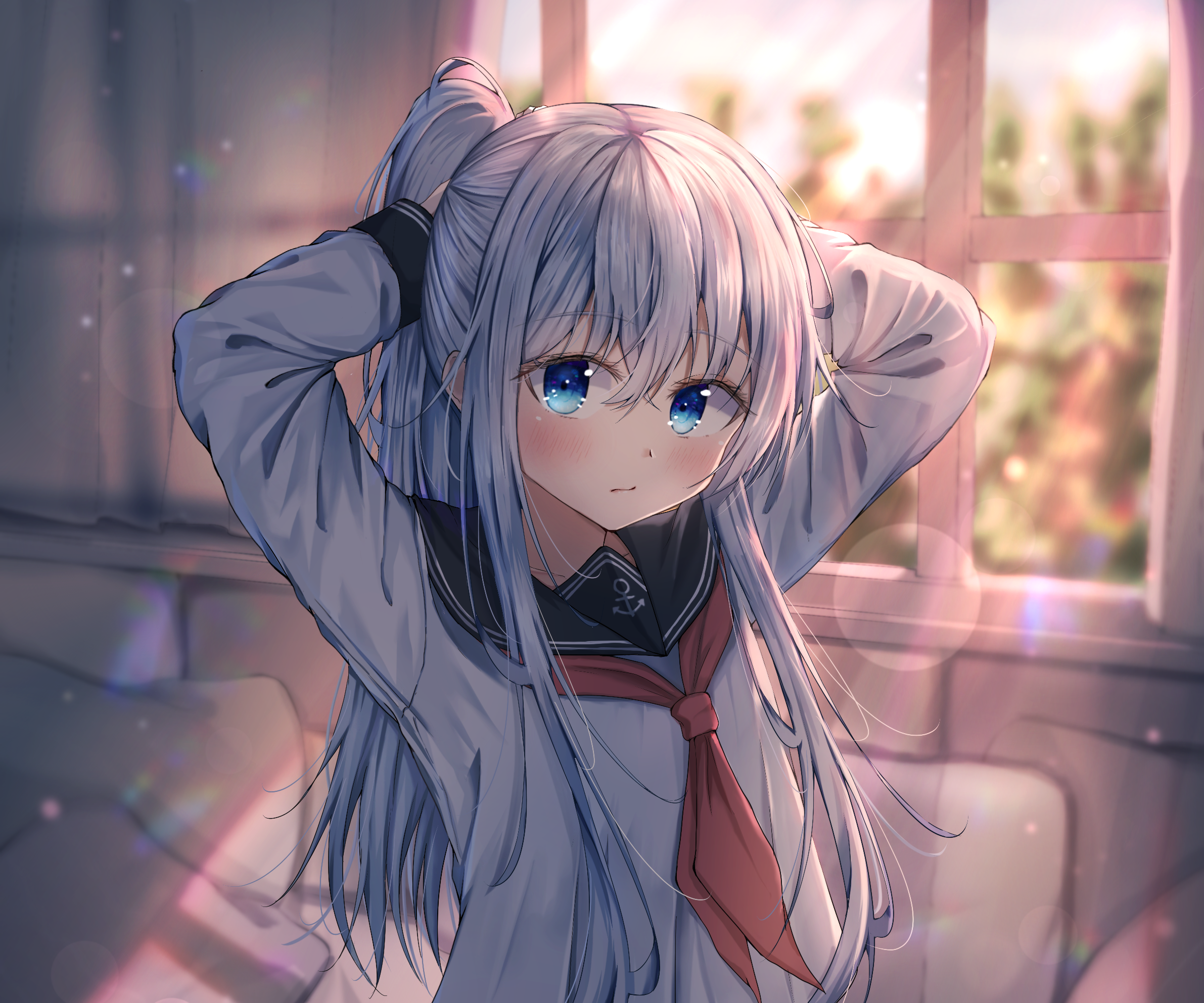 Hibiki from Kantai Collection HD Wallpaper