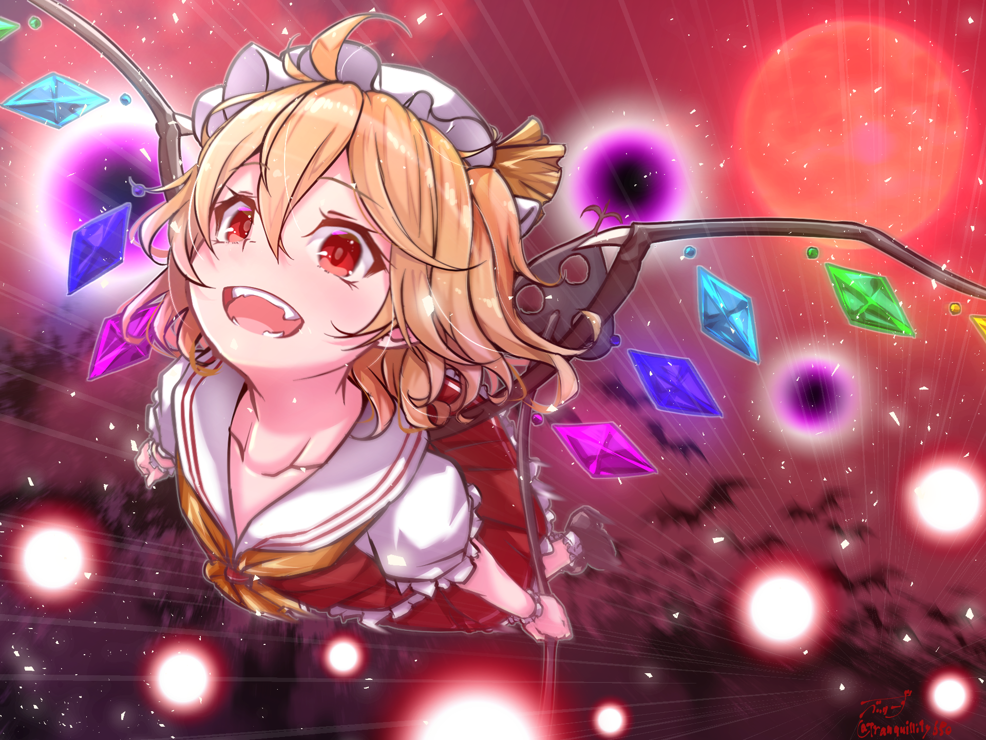 Flandre Scarlet from Touhou Project HD Wallpaper