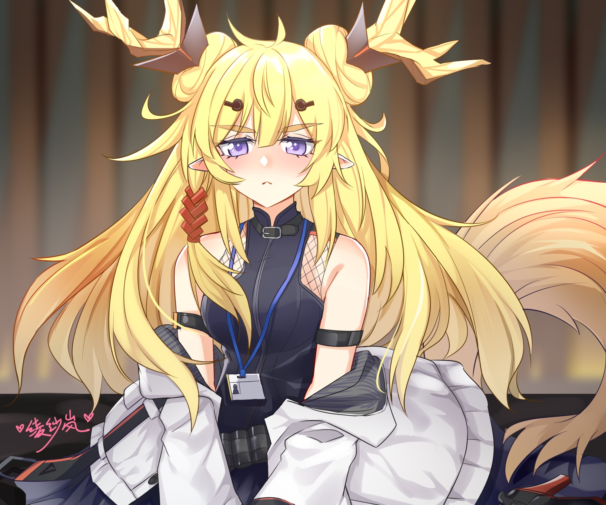 Leizi from Arknights HD Wallpaper
