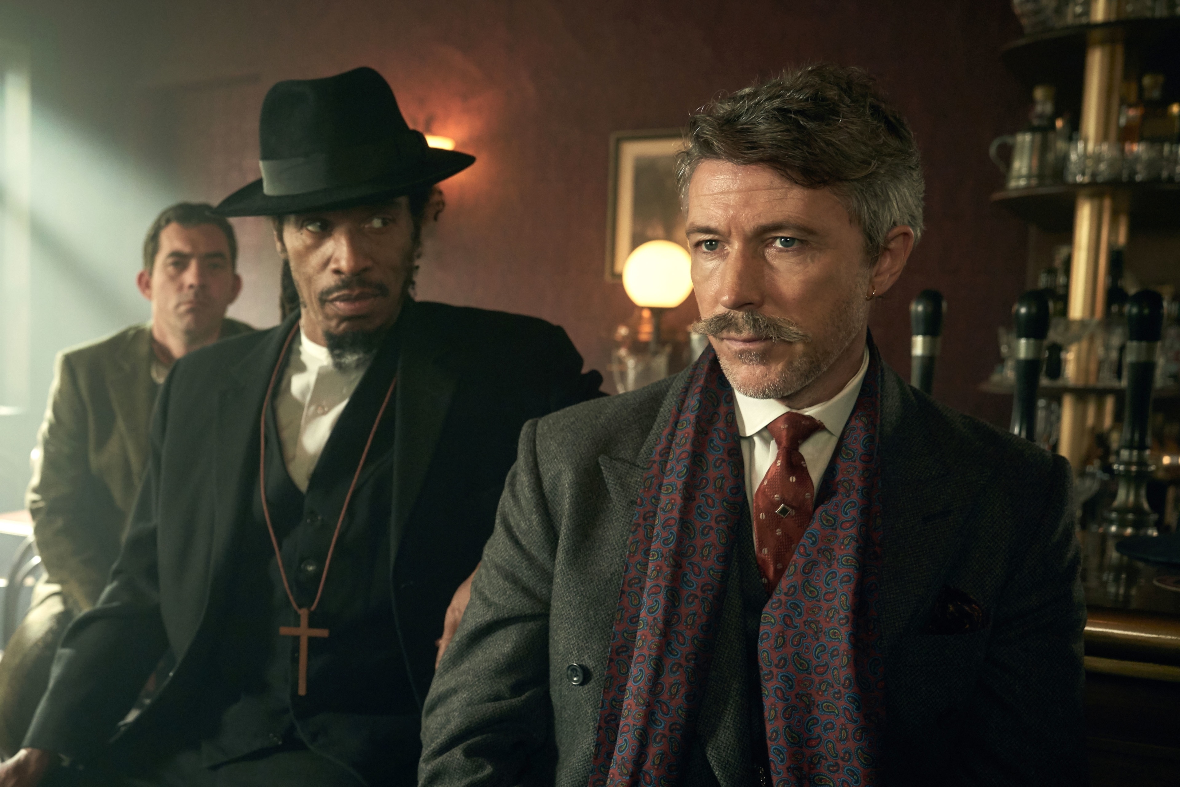 Two men in a bar, Peaky Blinders 4K HD Wallpaper
