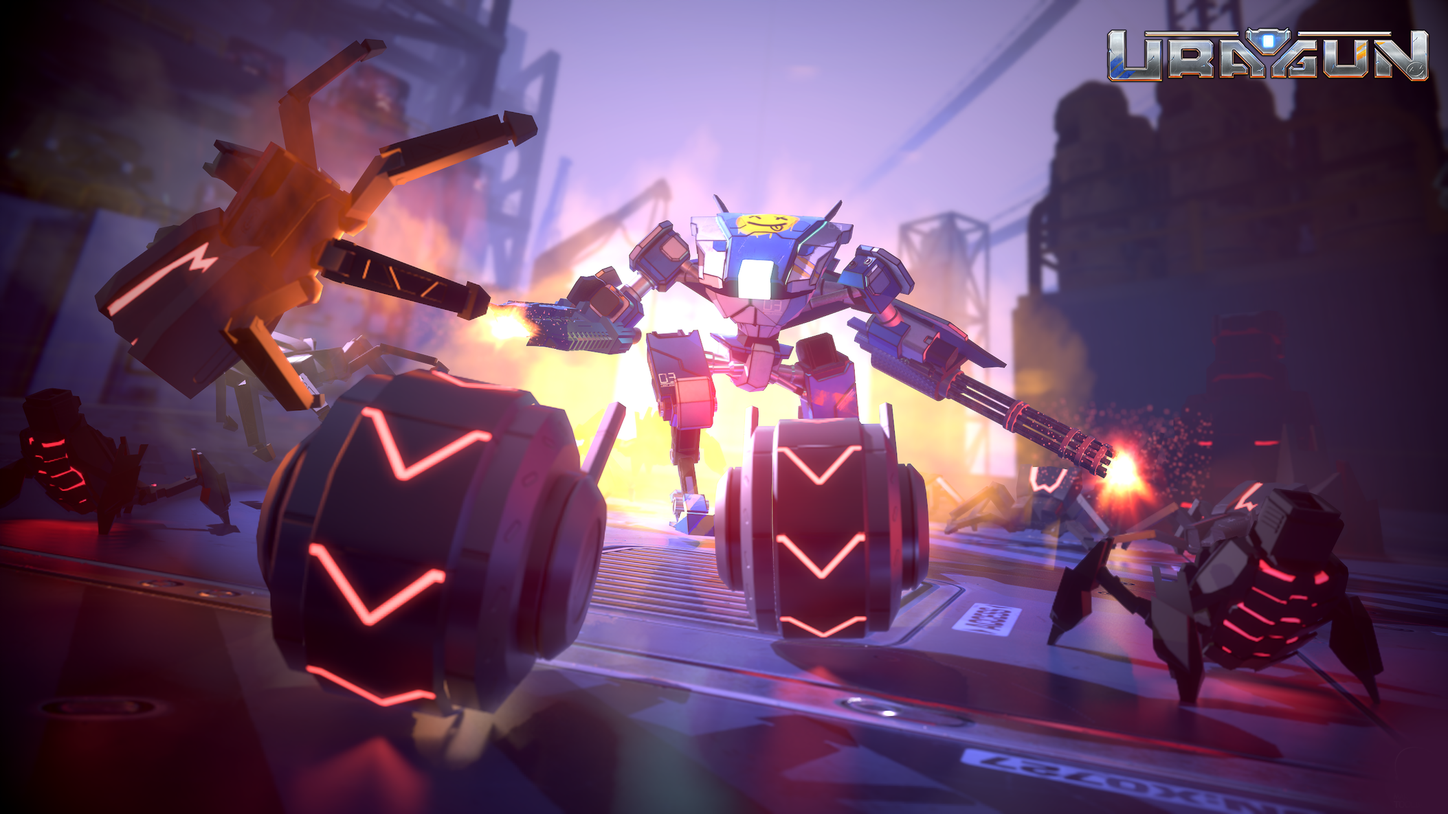 Uragun robot battle HD Wallpaper