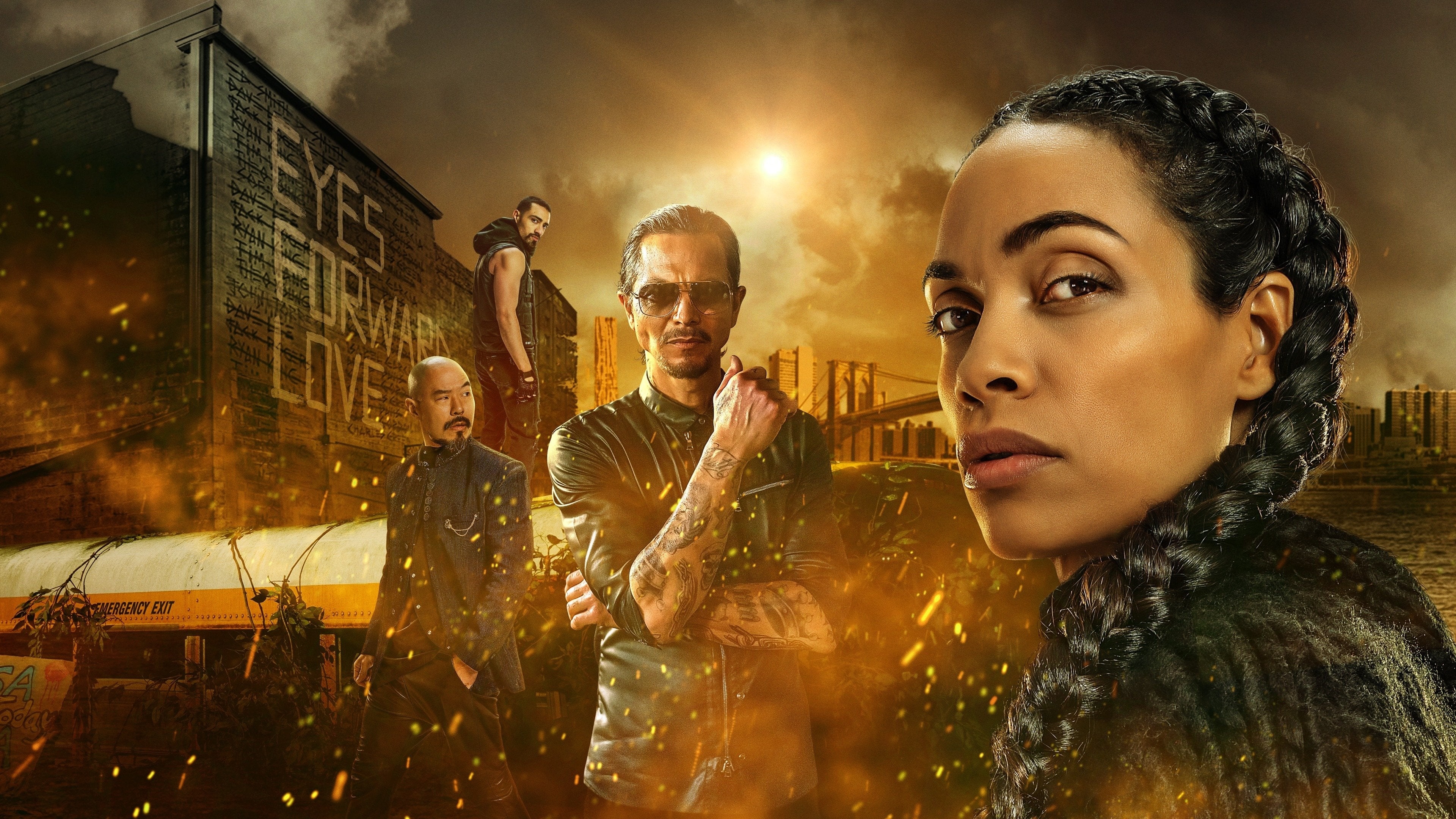 DMZ 4K: Benjamin Bratt, Freddy Miyares, Hoon Lee, Rosario Dawson HD Wallpaper