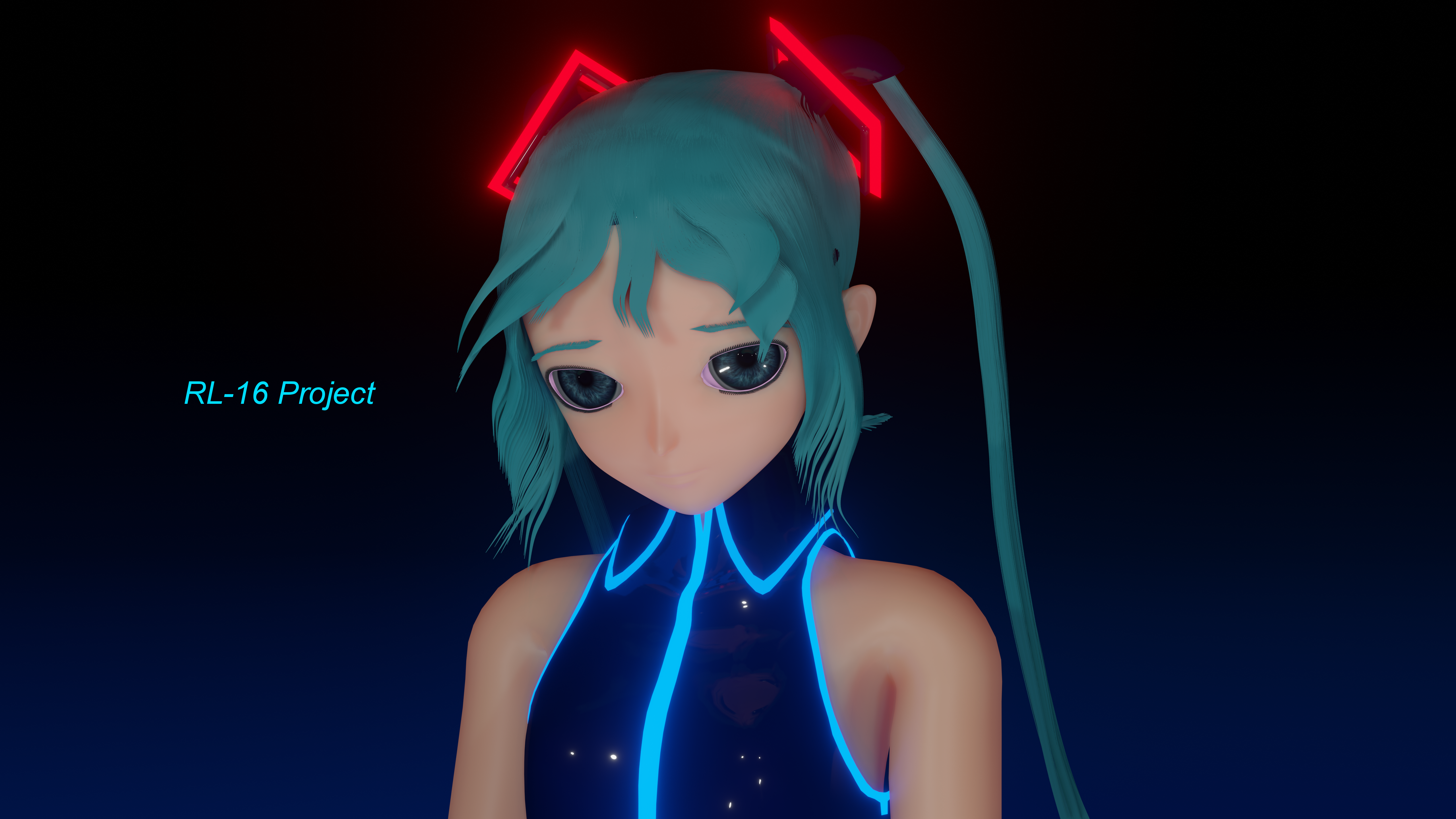 Hatsune Miku from RL-16 Project HD Wallpaper