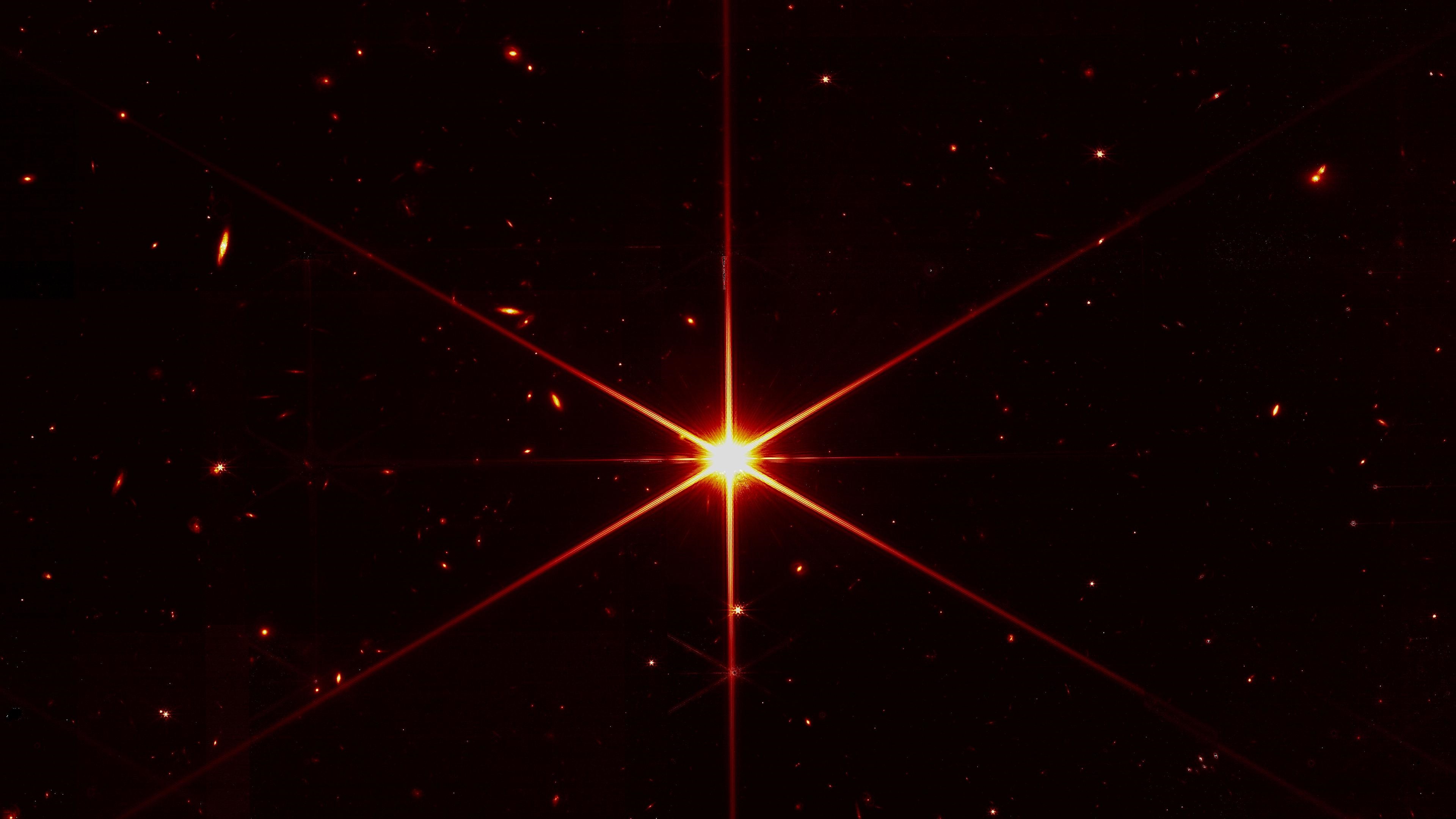 James Webb Telescope alignment image HD Wallpaper