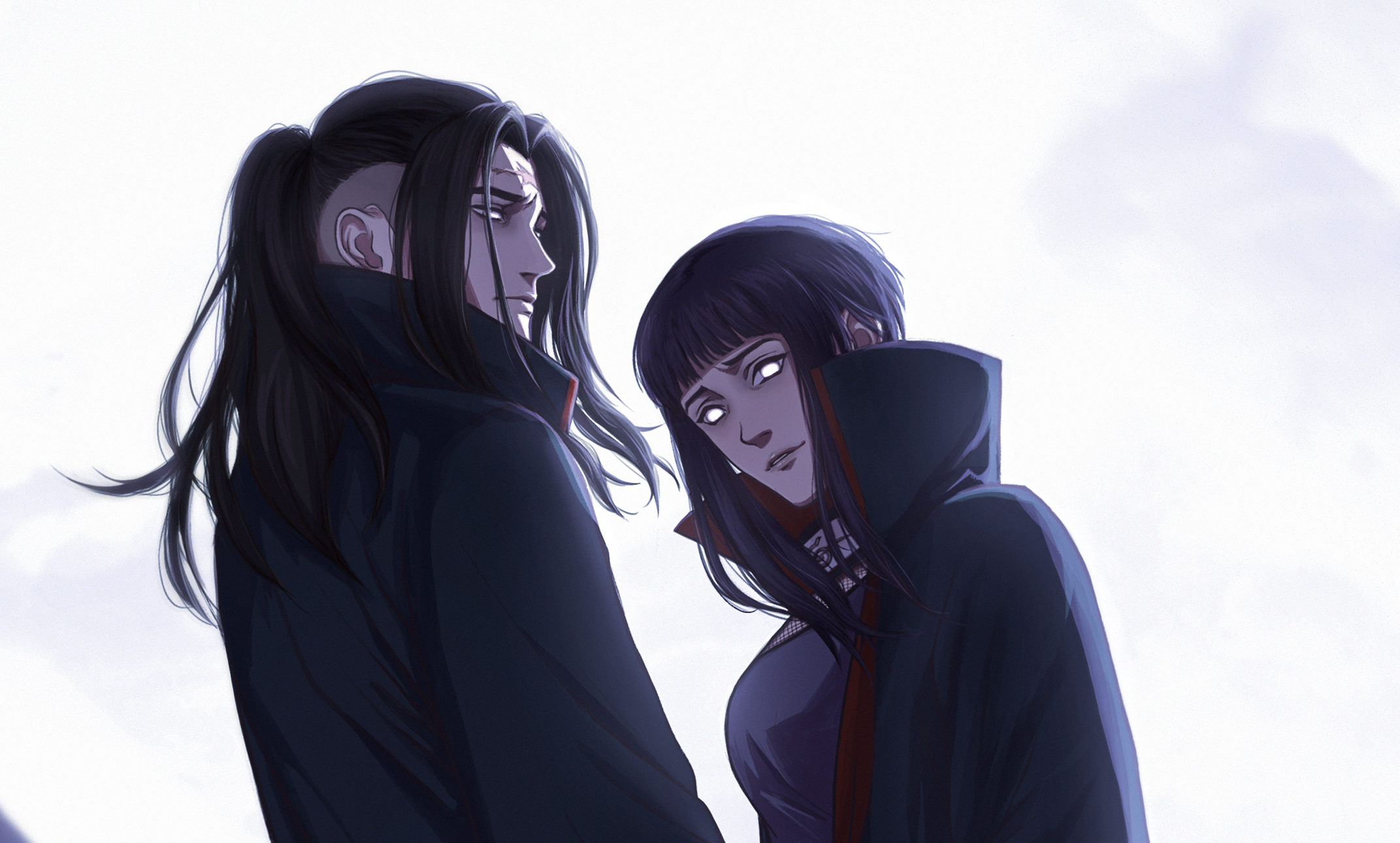 Neji Hyuga and Hinata Hyuga from Naruto HD Wallpaper