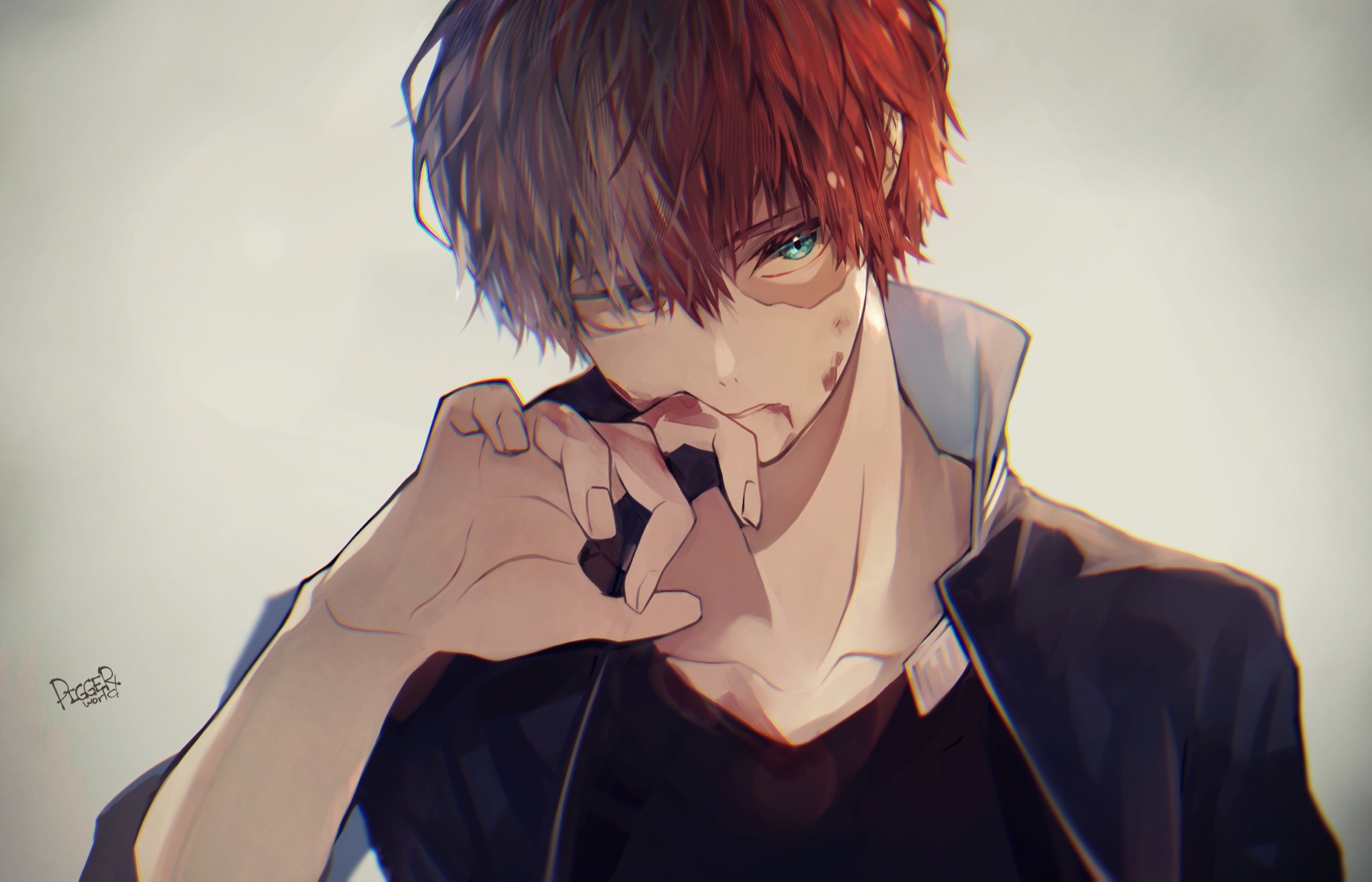 Shoto Todoroki from My Hero Academia HD Wallpaper
