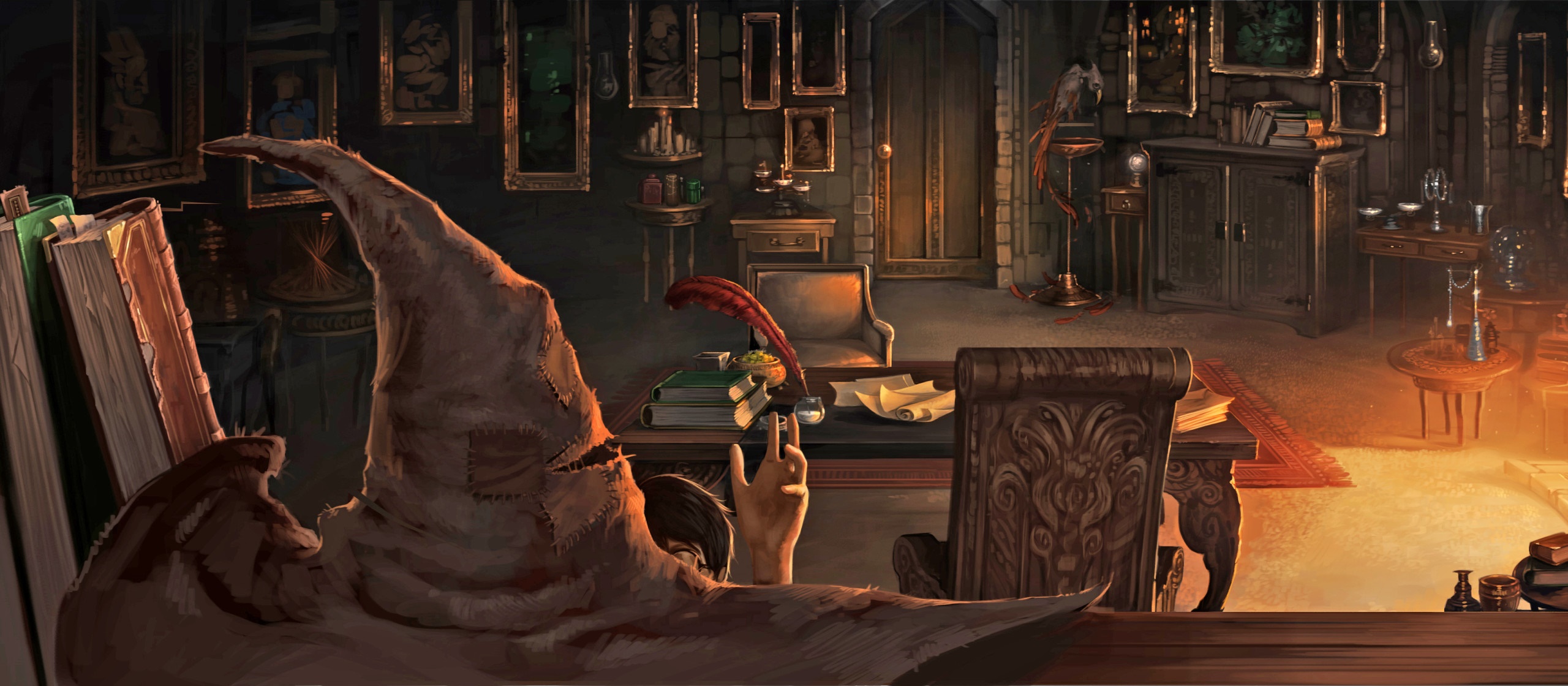 Dumbledore's Office from Harry Potter HD Wallpaper