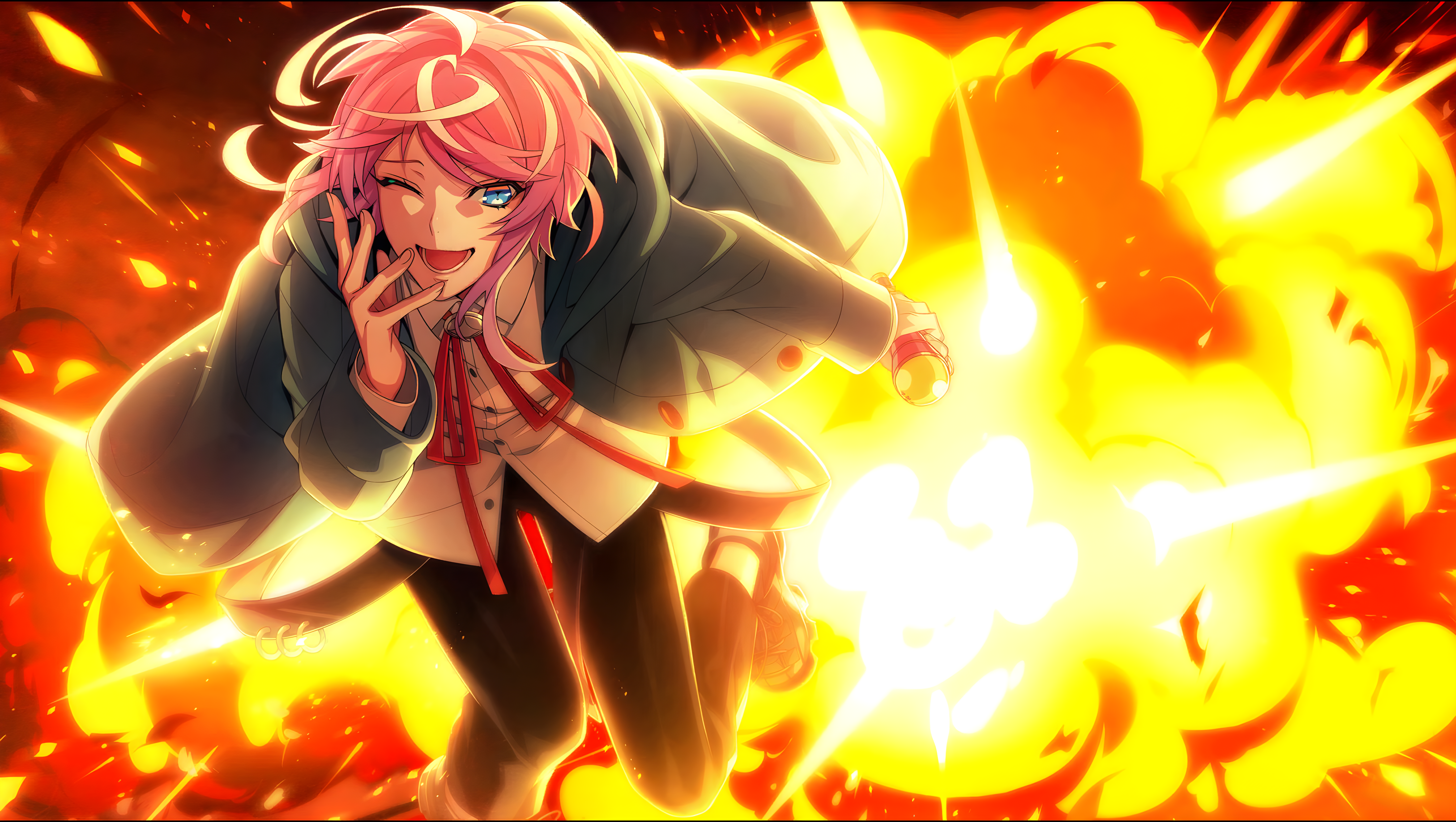 Ramuda Amemura from Hypnosis Mic HD Wallpaper