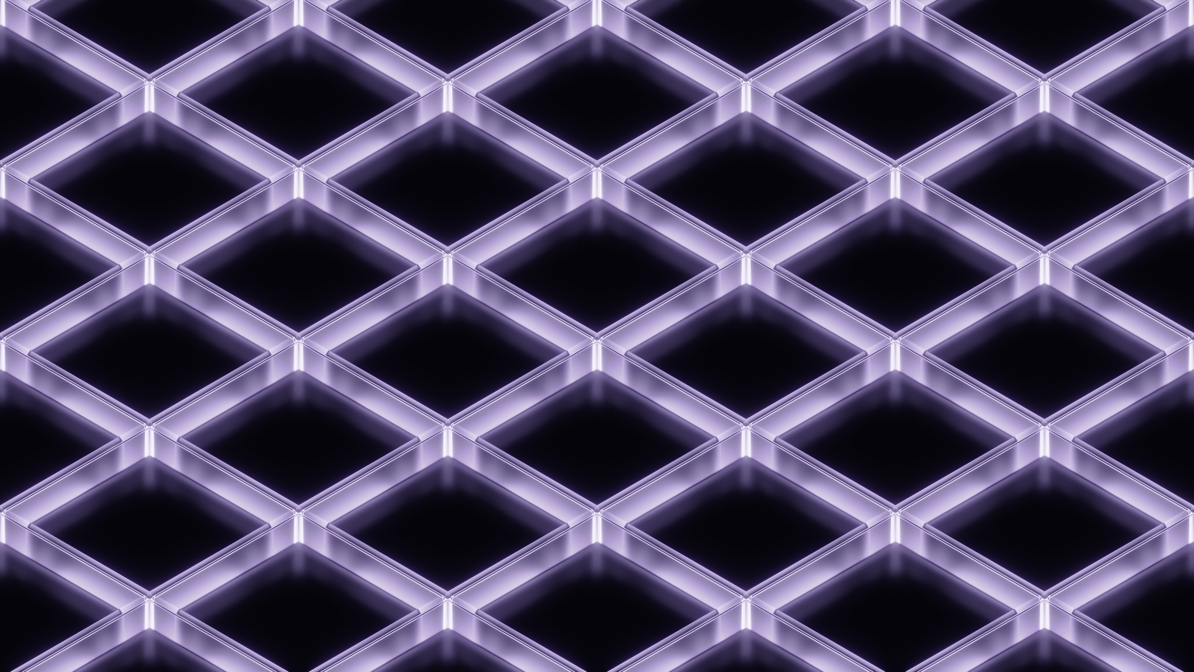 Purple Diamond Grid Pattern HD Wallpaper