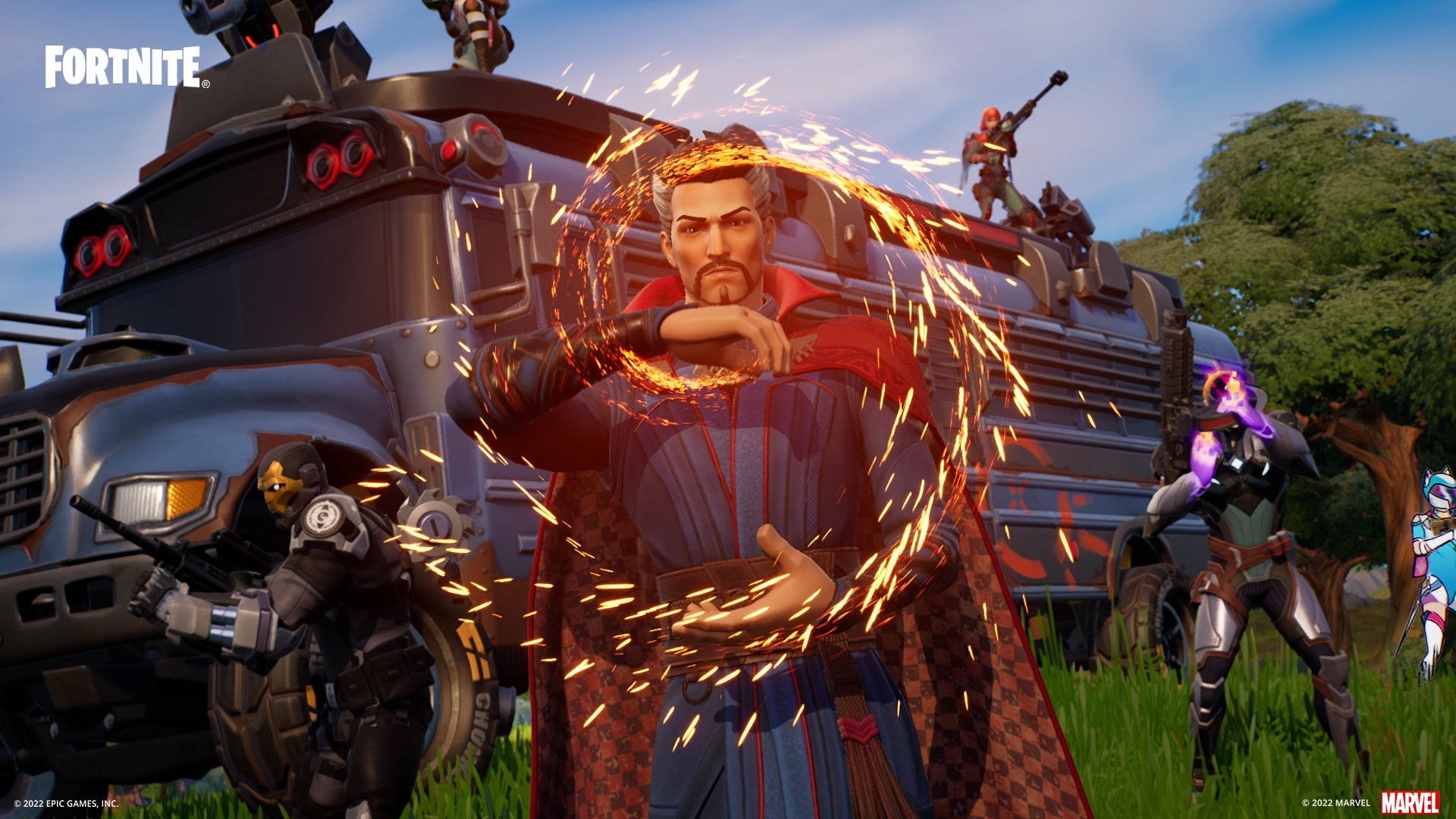 Doctor Strange from Fortnite Chapter 3 Season 2 HD Wallpaper