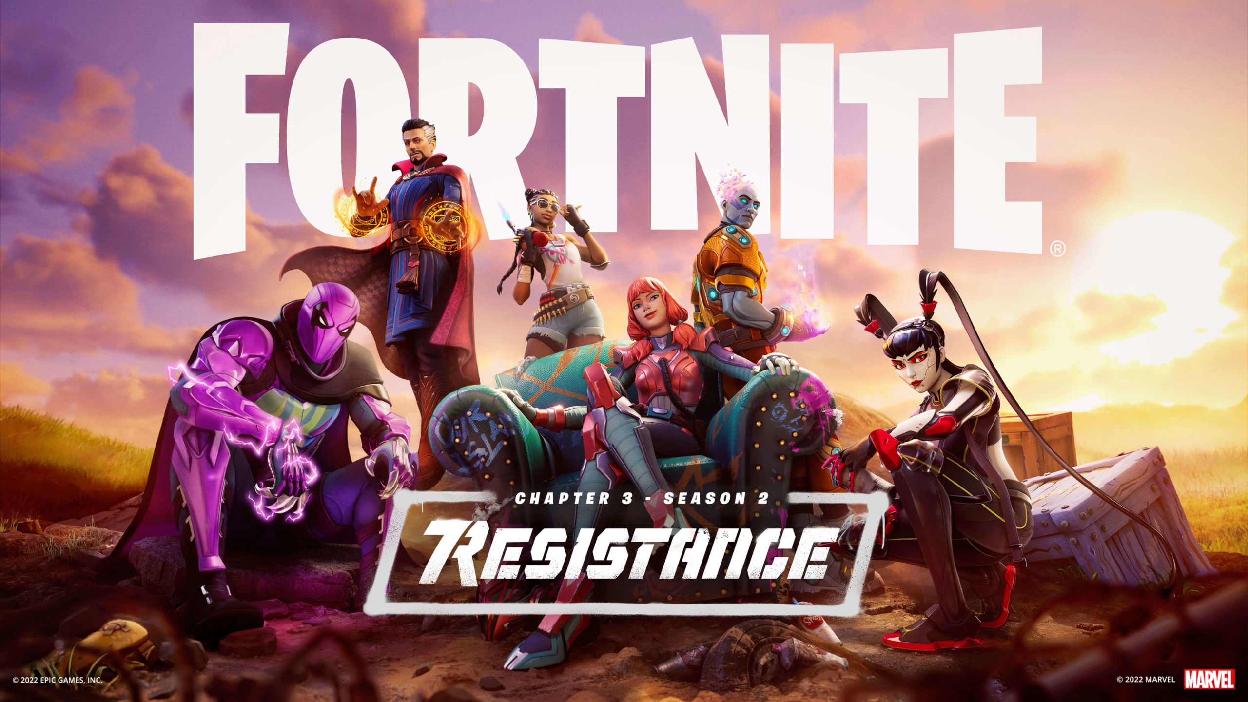 Fortnite Chapter 3 Season 2 Resistance HD Wallpaper