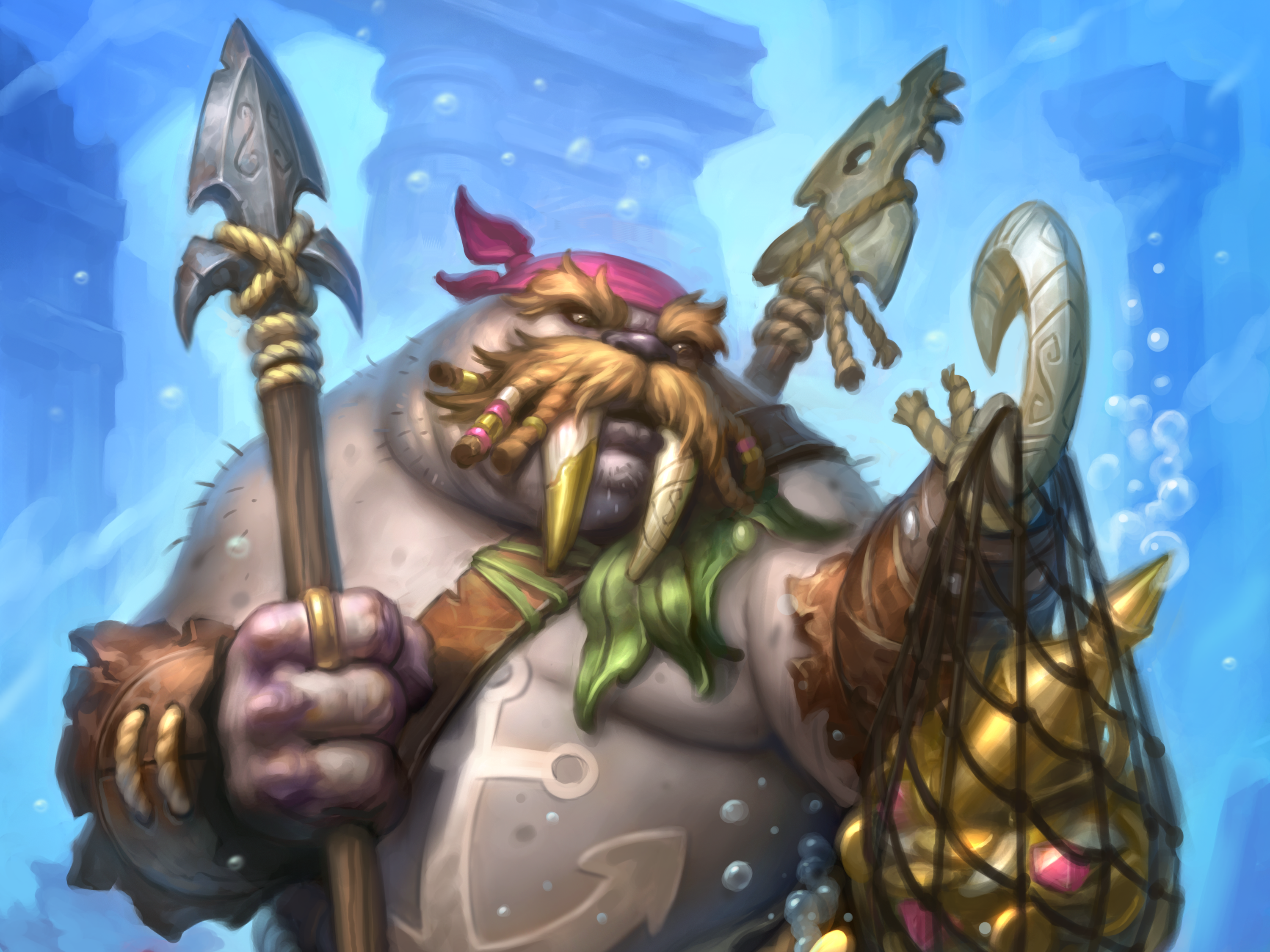 Tuskarrrr Trawler from Hearthstone HD Wallpaper