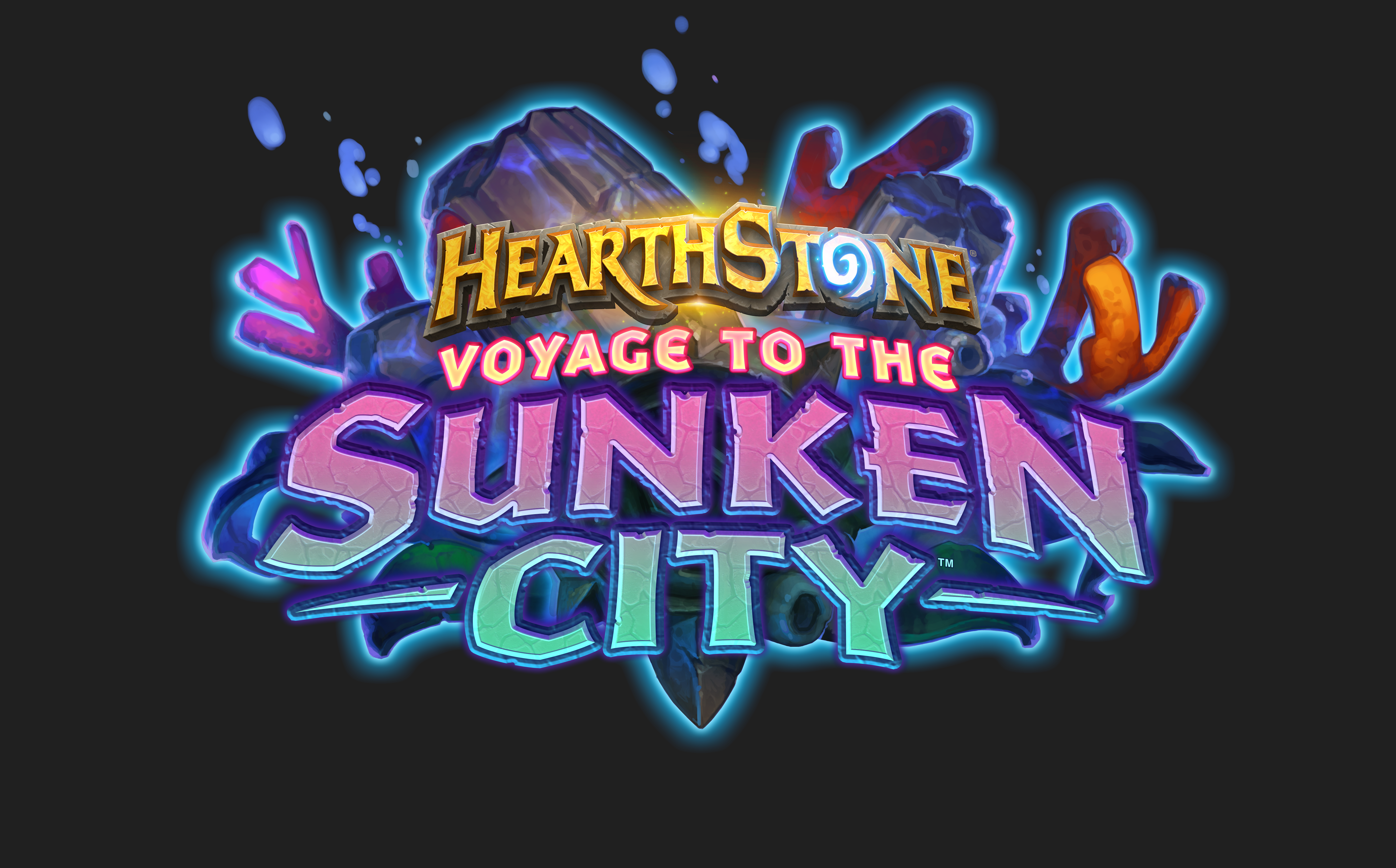 Hearthstone Voyage to the Sunken City logo HD Wallpaper