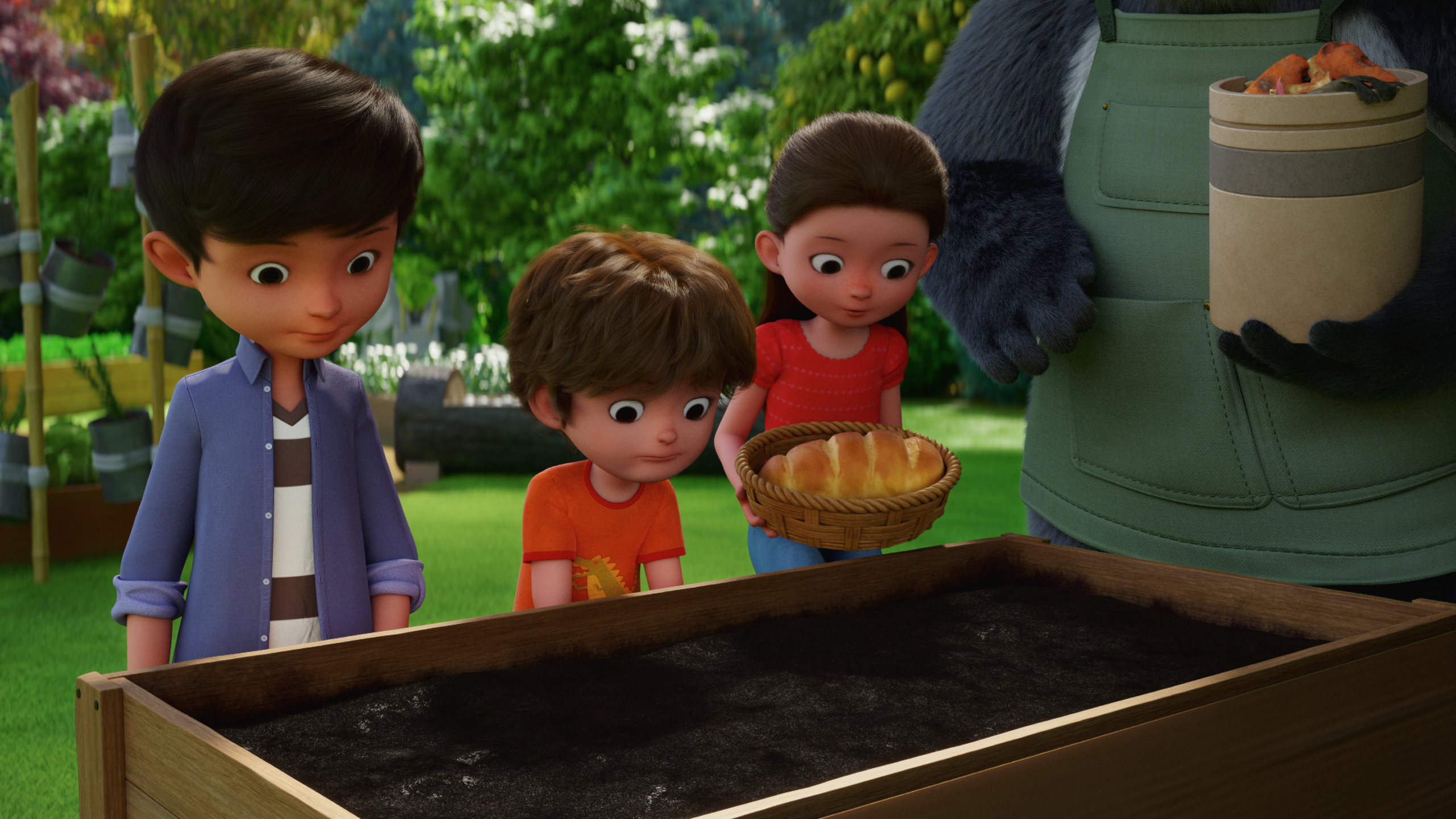 Stillwater characters gardening HD Wallpaper