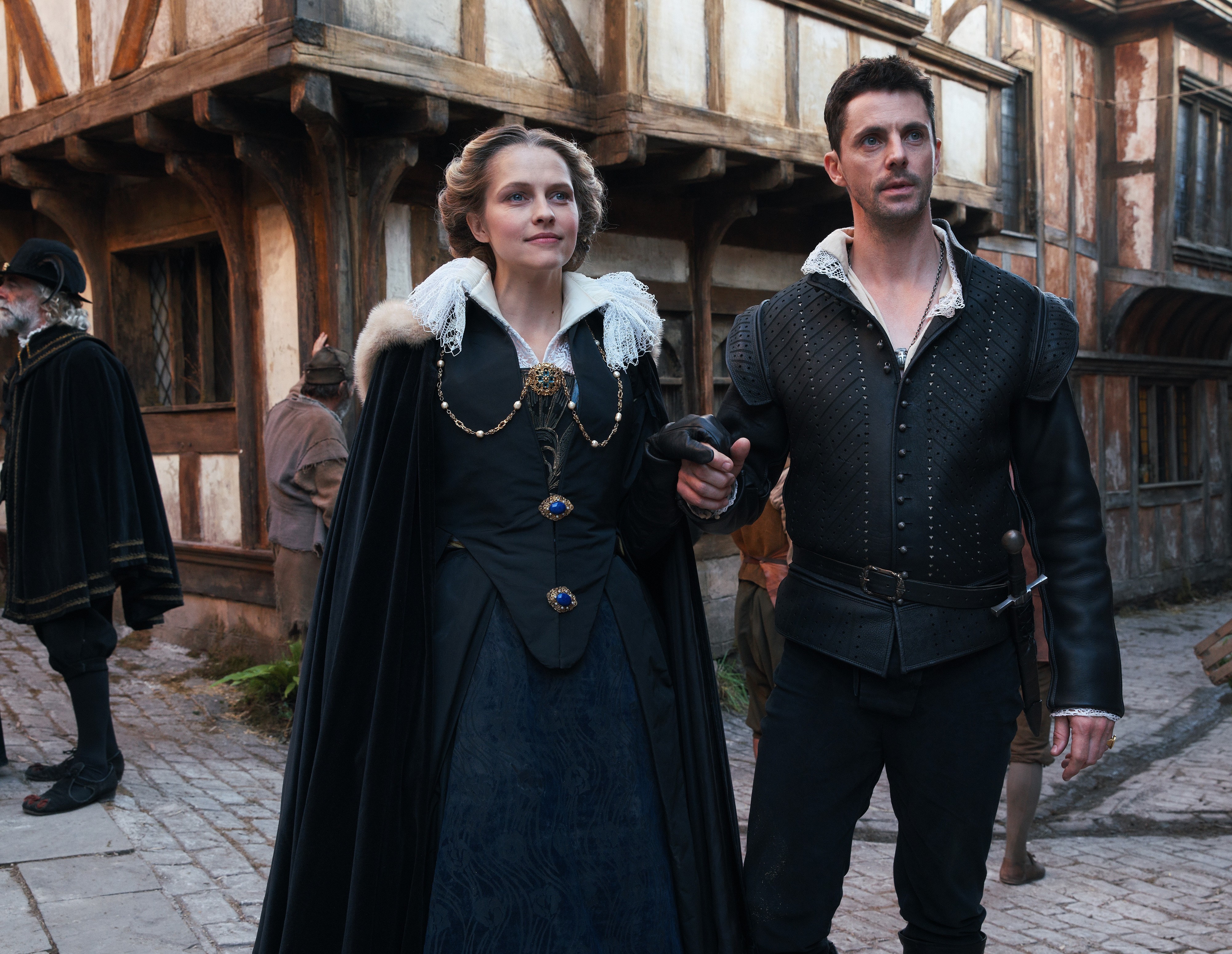 Matthew Goode and Teresa Palmer from A Discovery Of Witches 4K HD Wallpaper