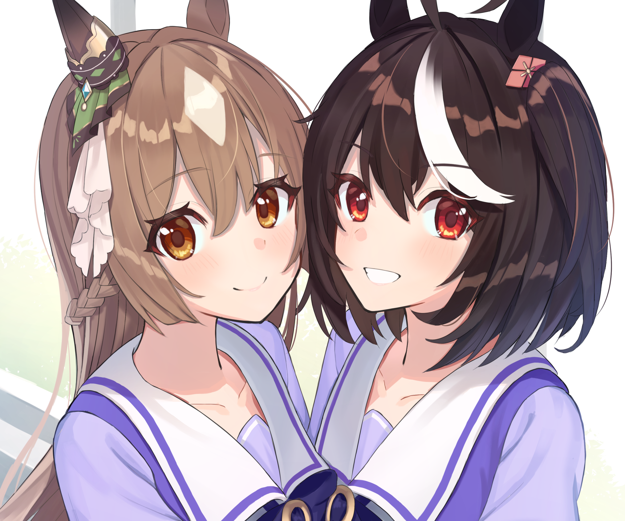 Kitasan Black and Satono Diamond from Uma Musume: Pretty Derby HD Wallpaper