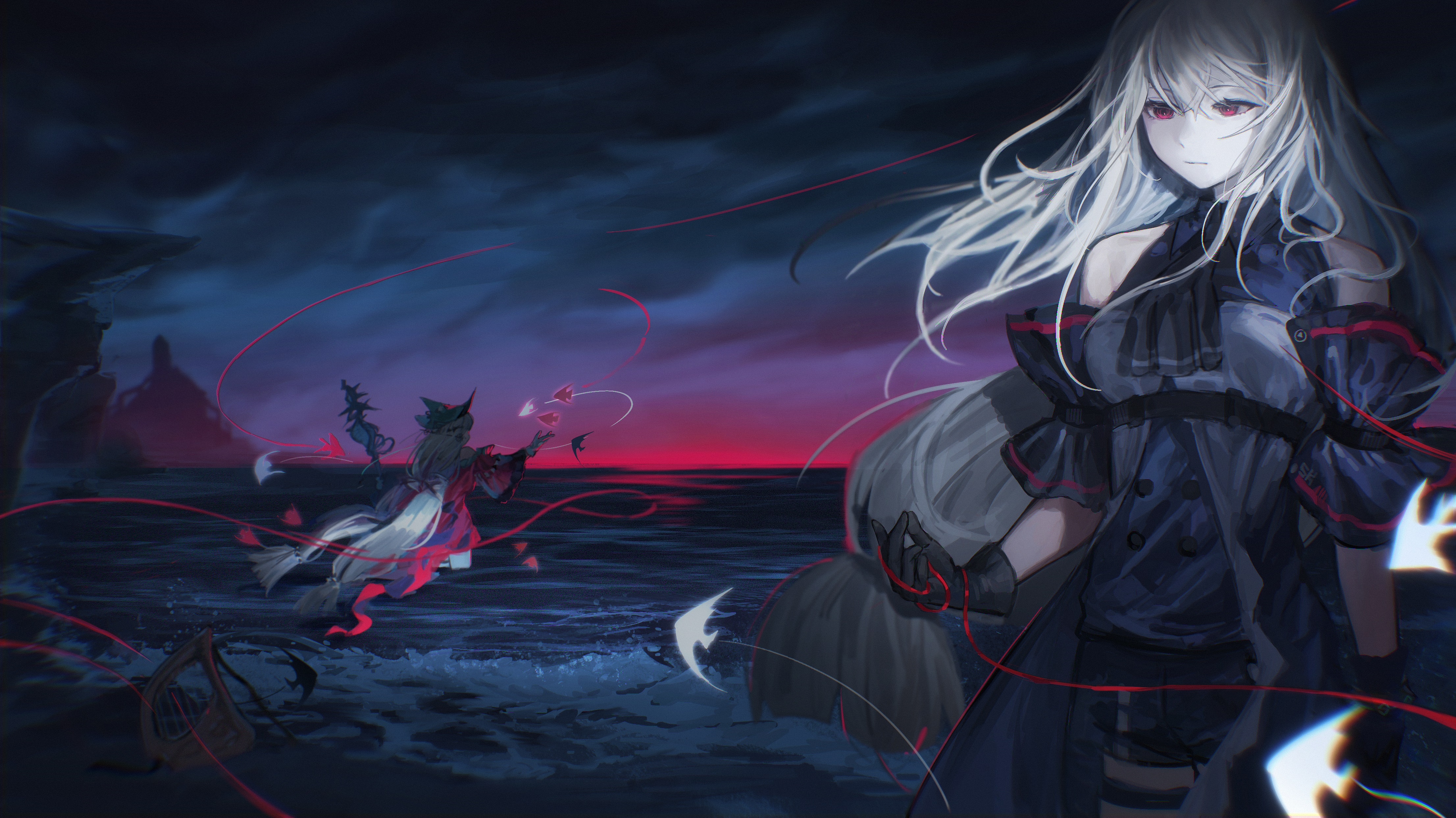 Skadi from Arknights 4K HD Wallpaper
