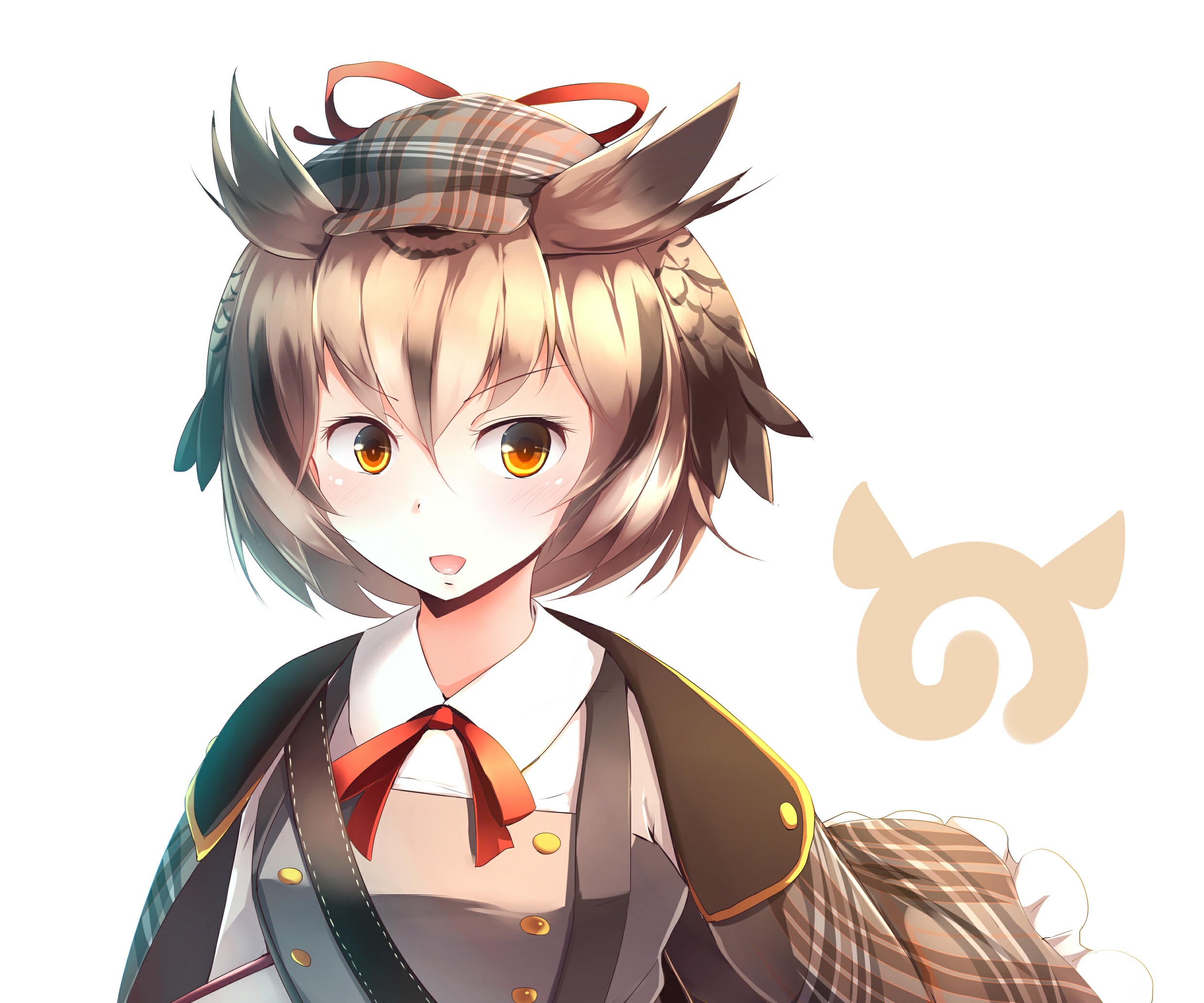 Eurasian Eagle Owl from Kemono Friends HD Wallpaper