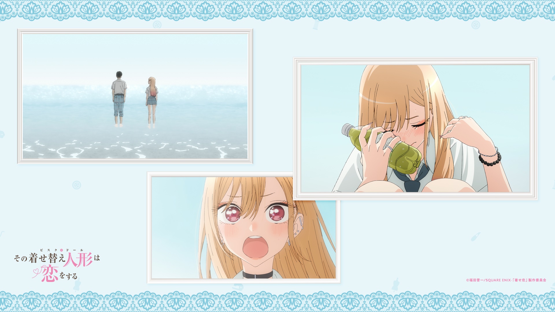Marin Kitagawa and Wakana Gojo from My Dress-Up Darling HD Wallpaper