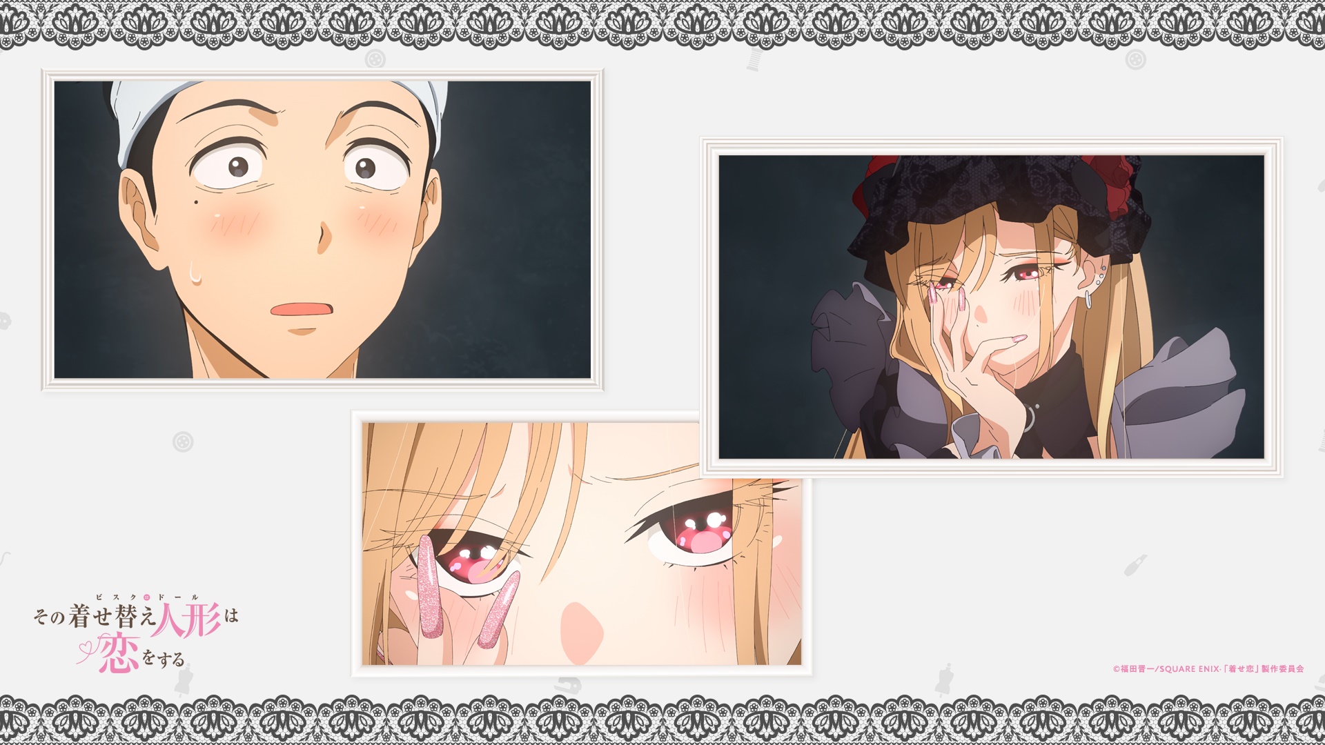 Marin Kitagawa and Wakana Gojo from My Dress-Up Darling HD Wallpaper