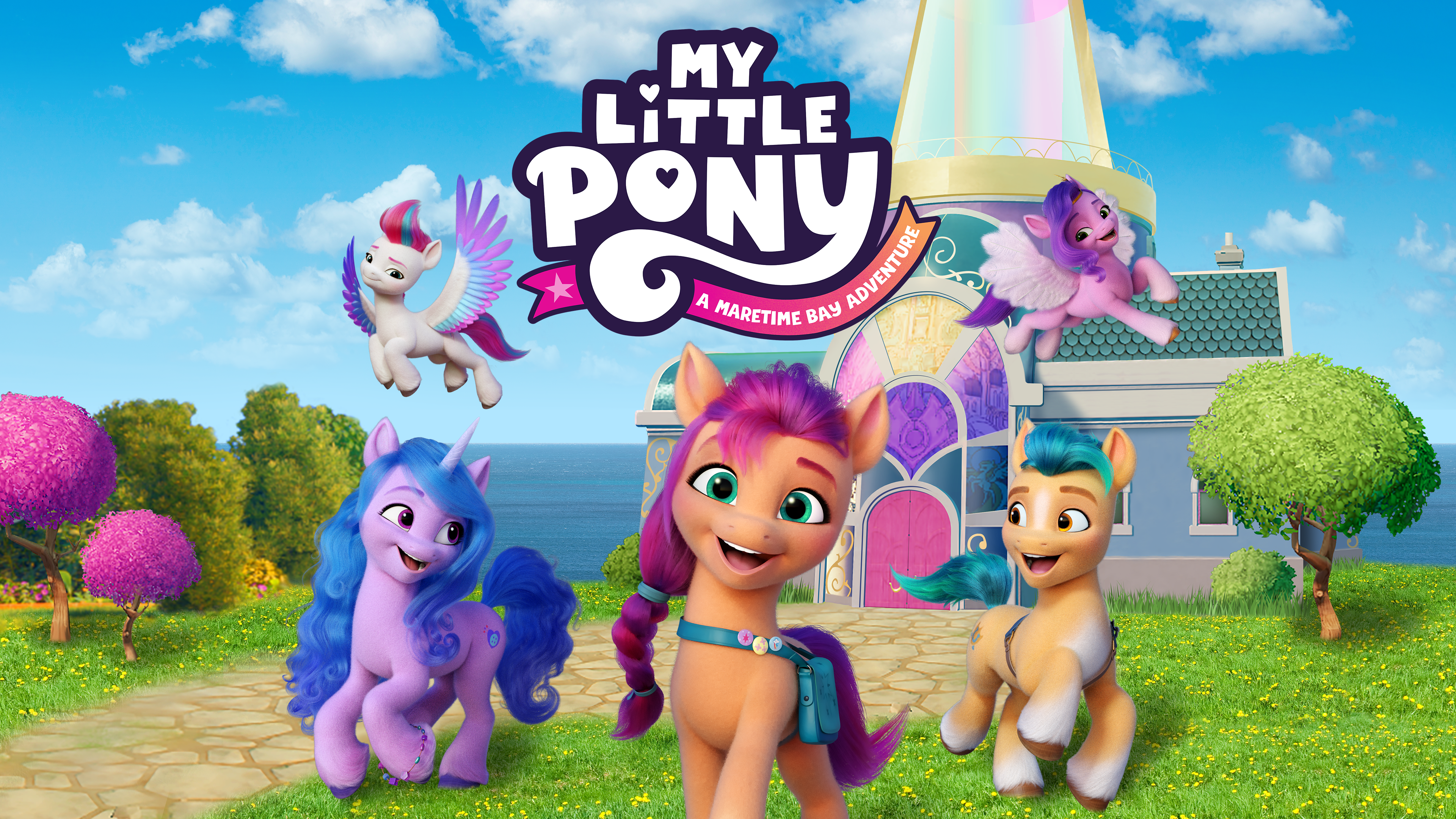 My Little Pony A Maretime Bay Adventure Characters HD Wallpaper
