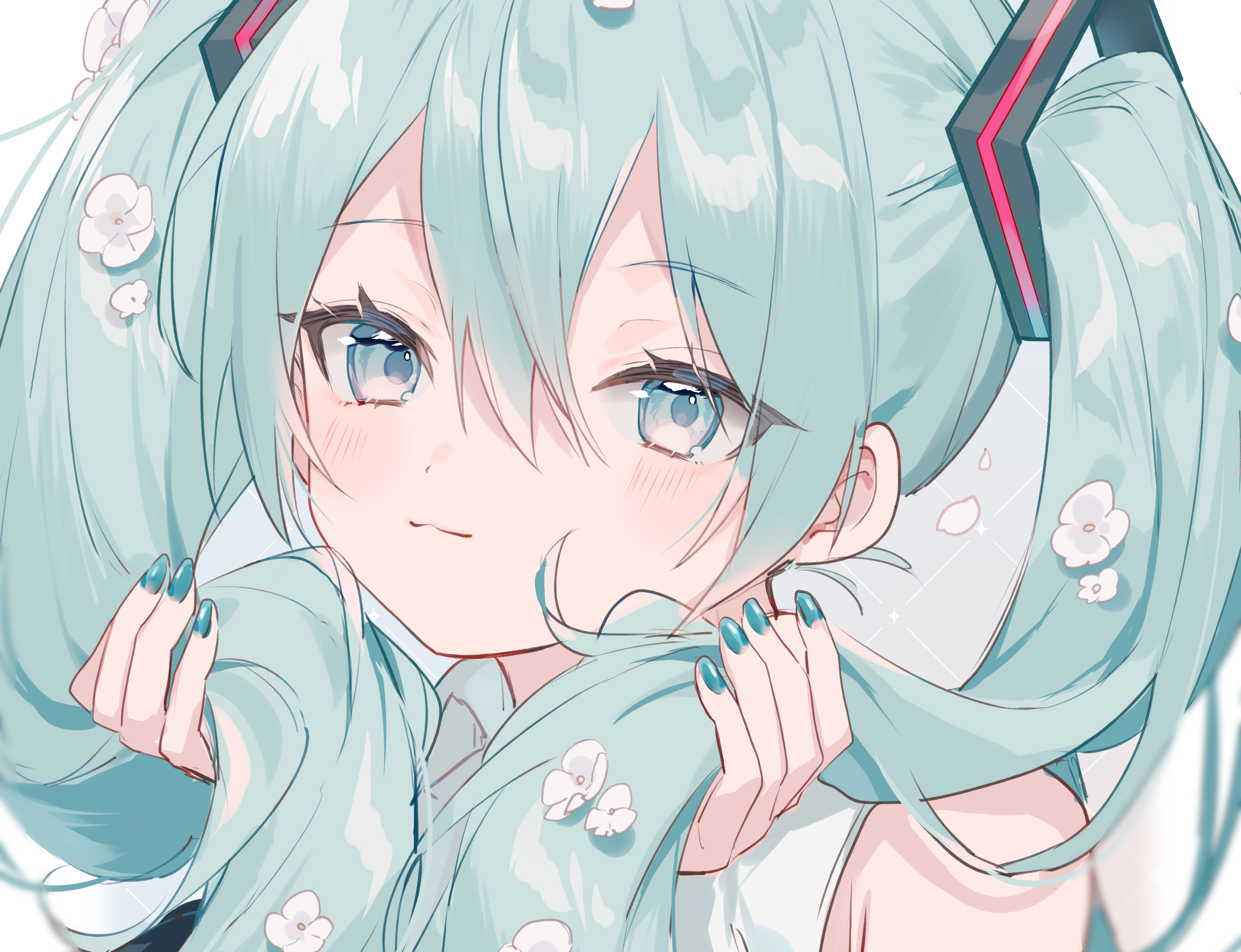 Hatsune Miku from Vocaloid HD Wallpaper
