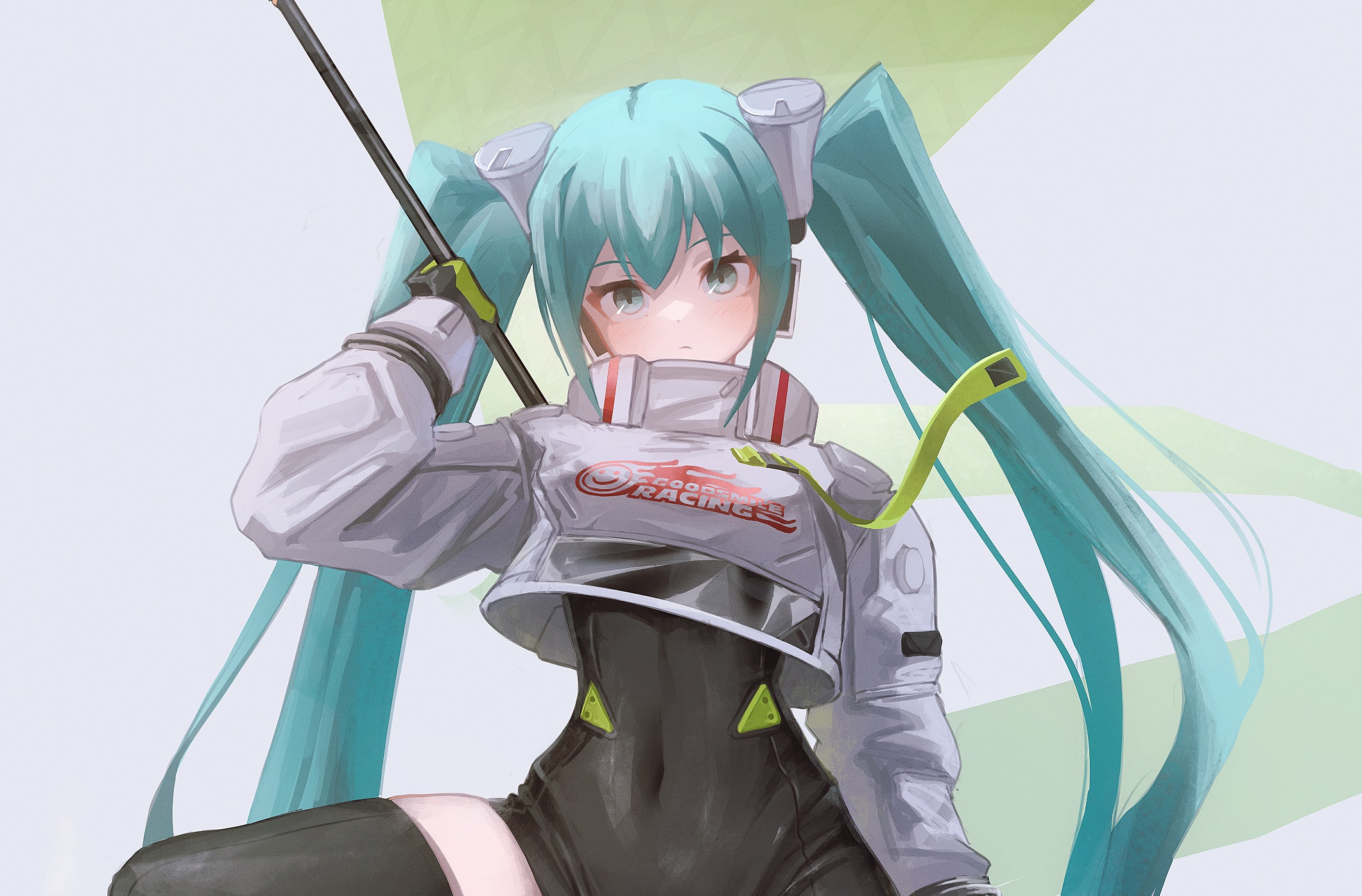 Hatsune Miku from Vocaloid HD Wallpaper