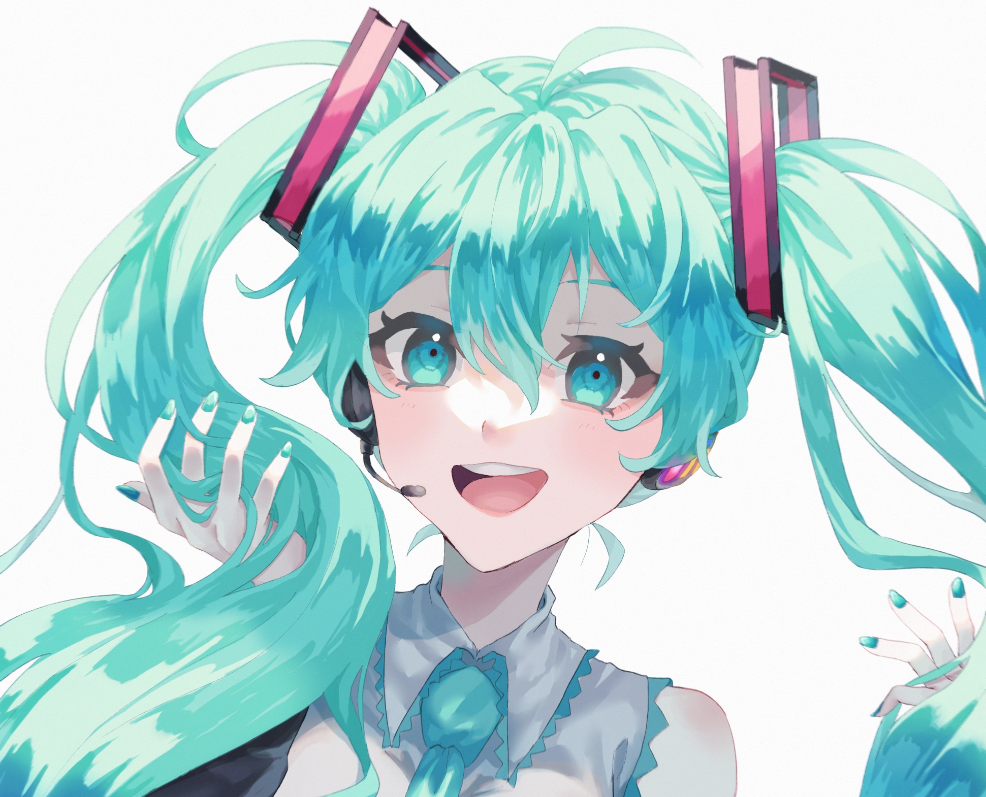 Hatsune Miku from Vocaloid HD Wallpaper