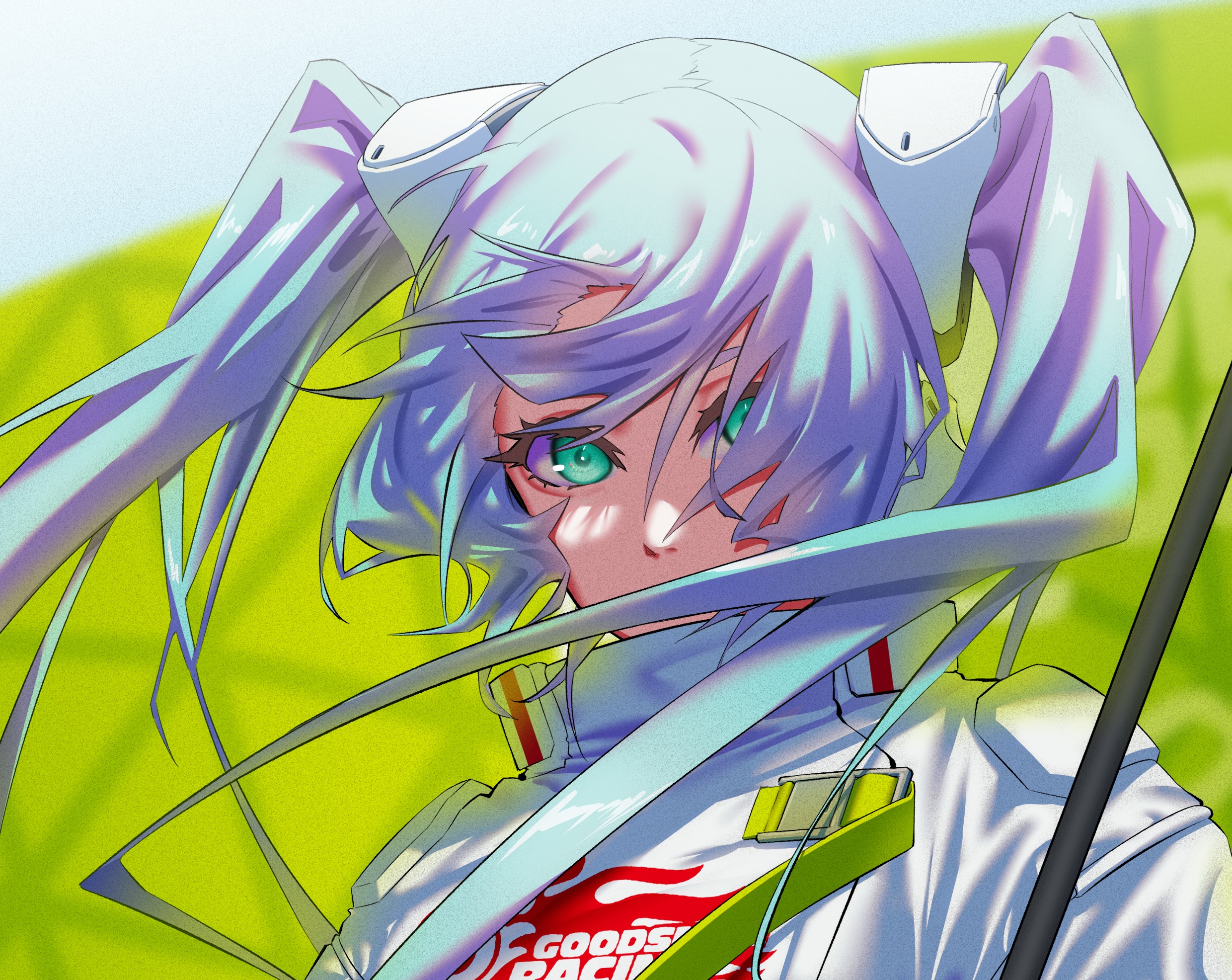 Hatsune Miku from Vocaloid HD Wallpaper