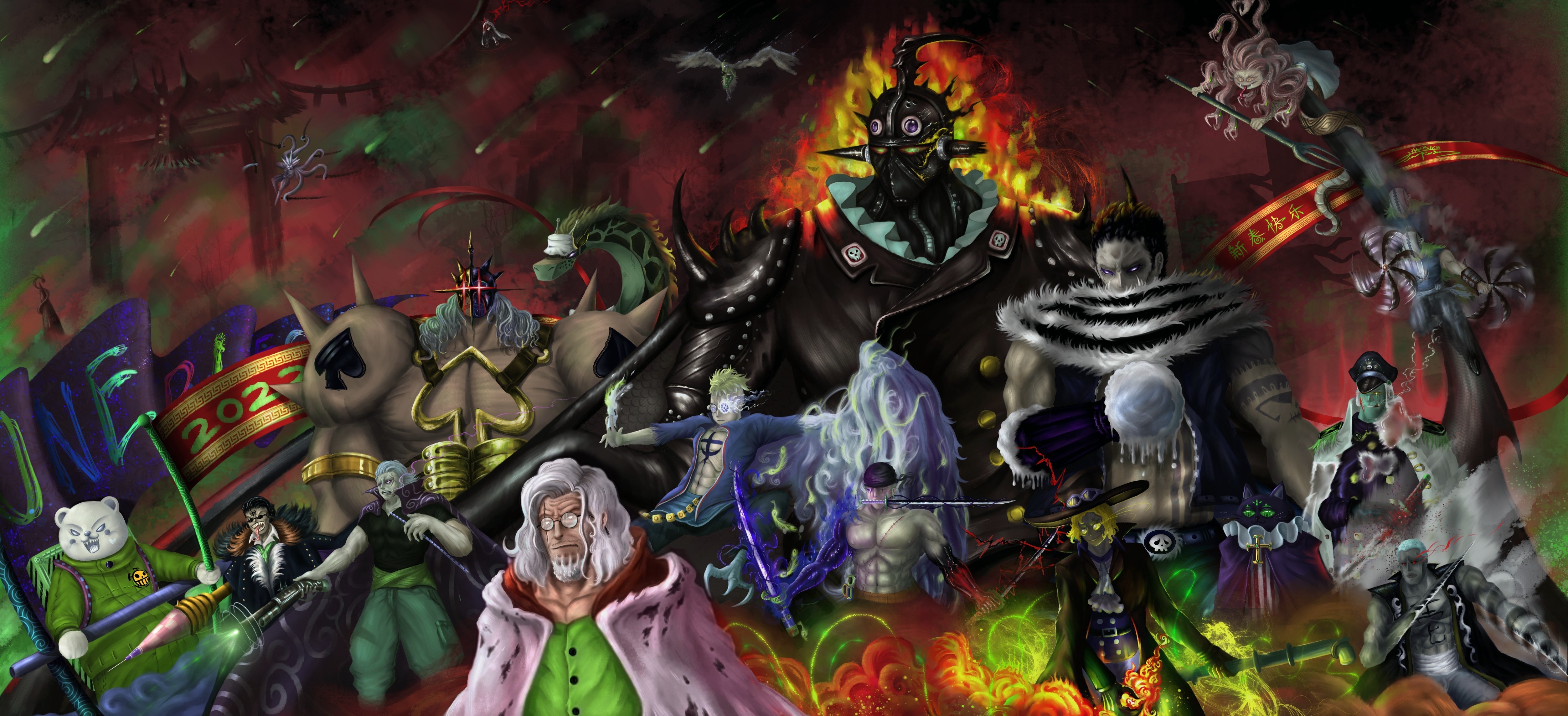 One Piece characters 4K HD Wallpaper