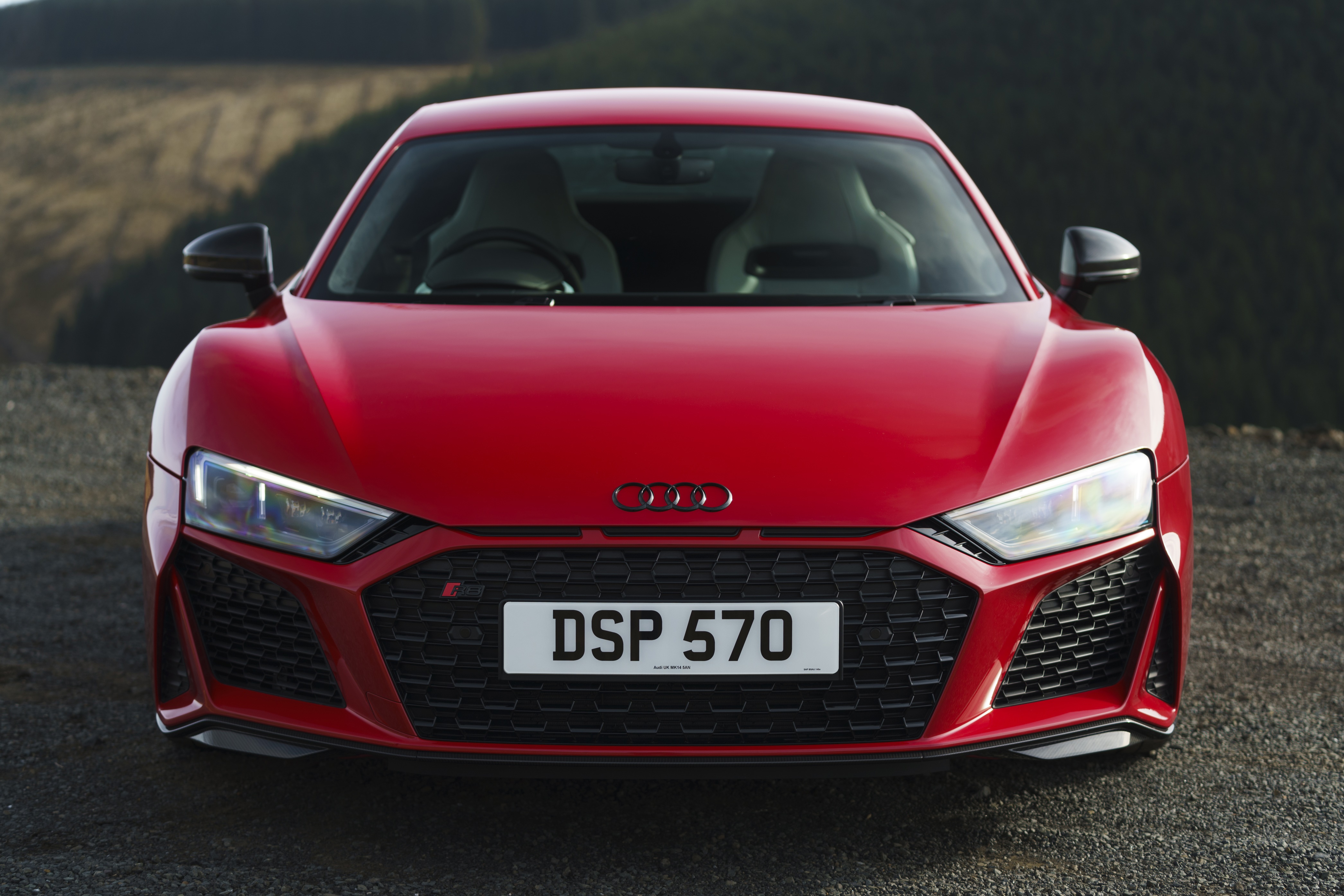 Red Audi R8 V10 4K HD Wallpaper