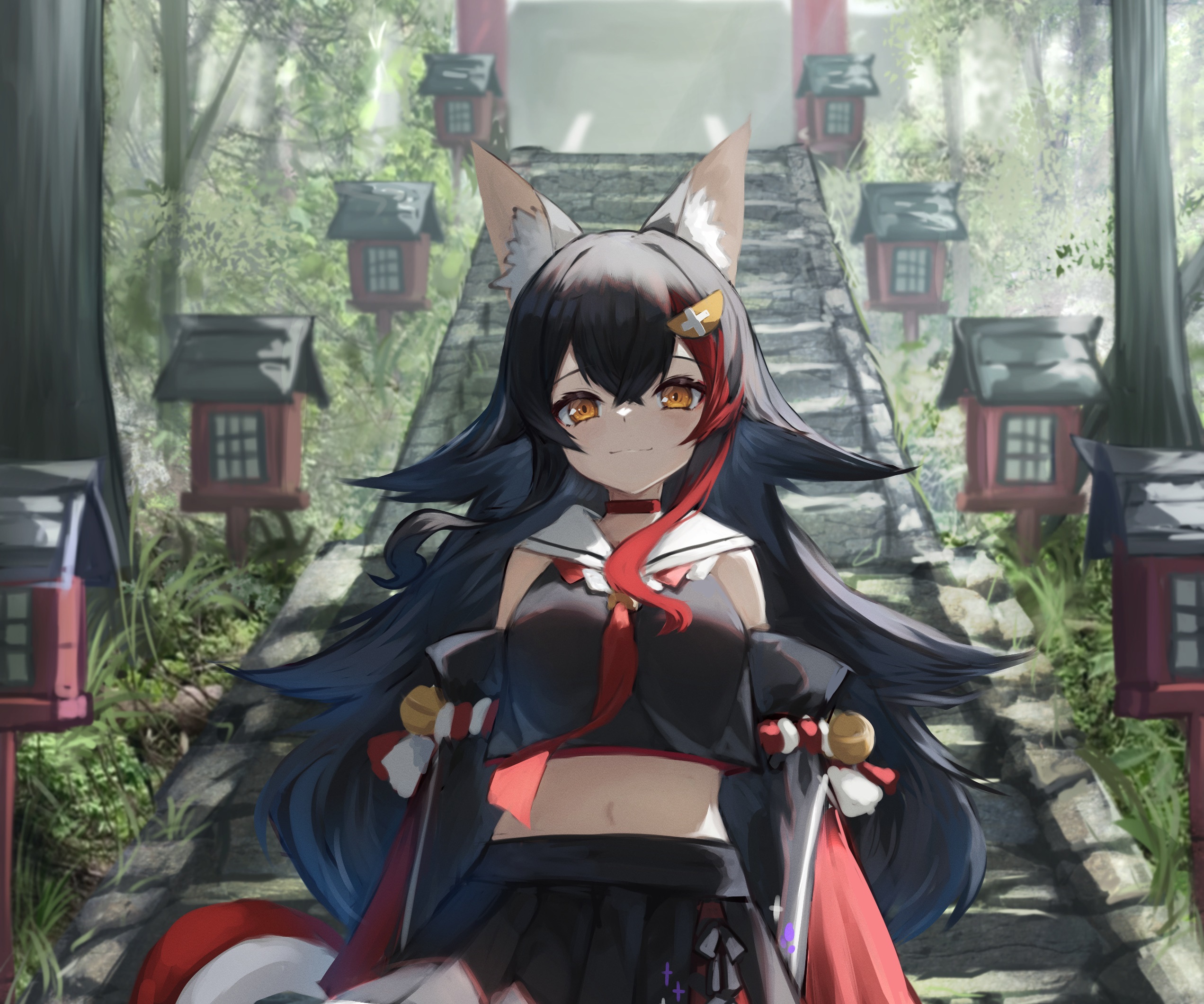 Ookami Mio from Hololive HD Wallpaper