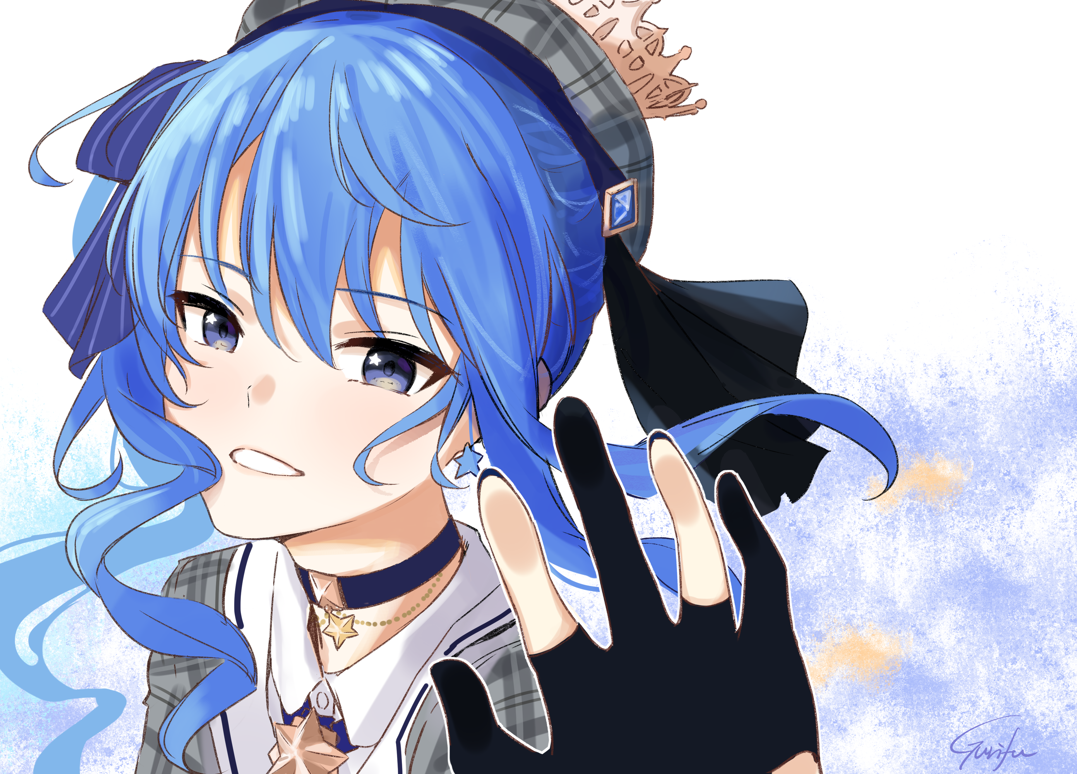 Hoshimachi Suisei from Hololive HD Wallpaper