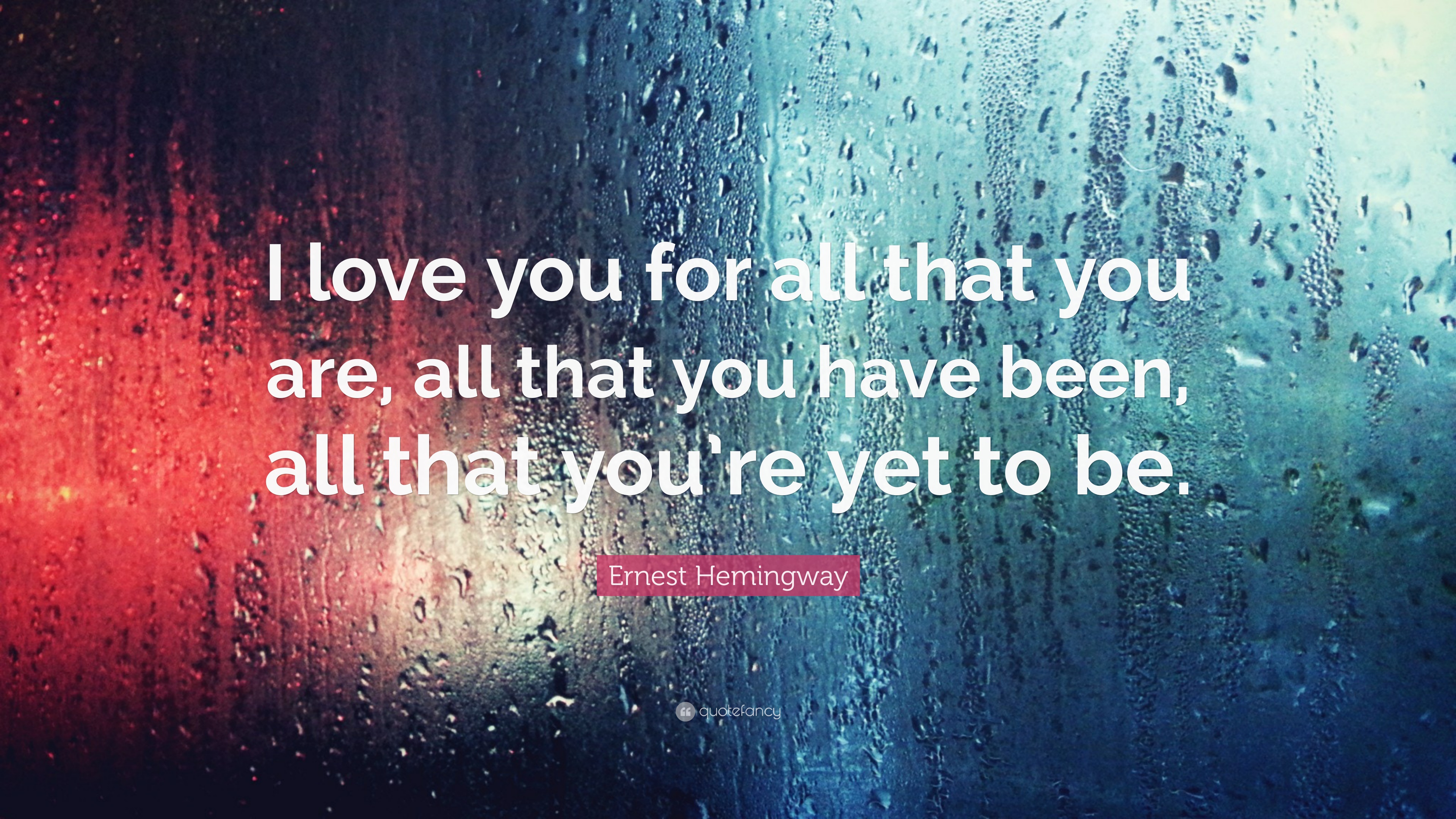 Ernest Hemingway Quote 4K HD Wallpaper
