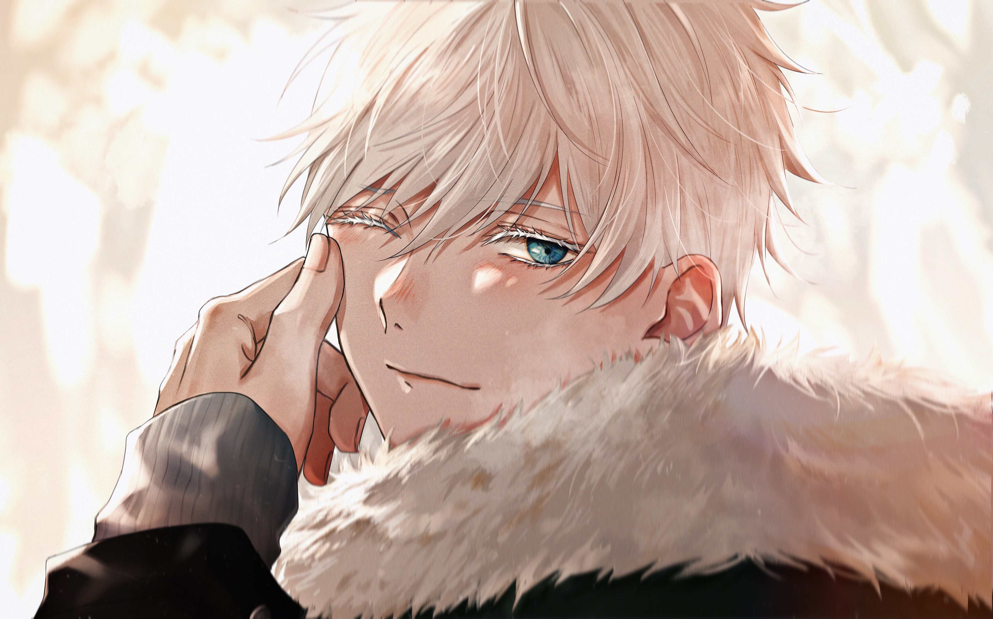 Satoru Gojo from Jujutsu Kaisen Artwork HD Wallpaper
