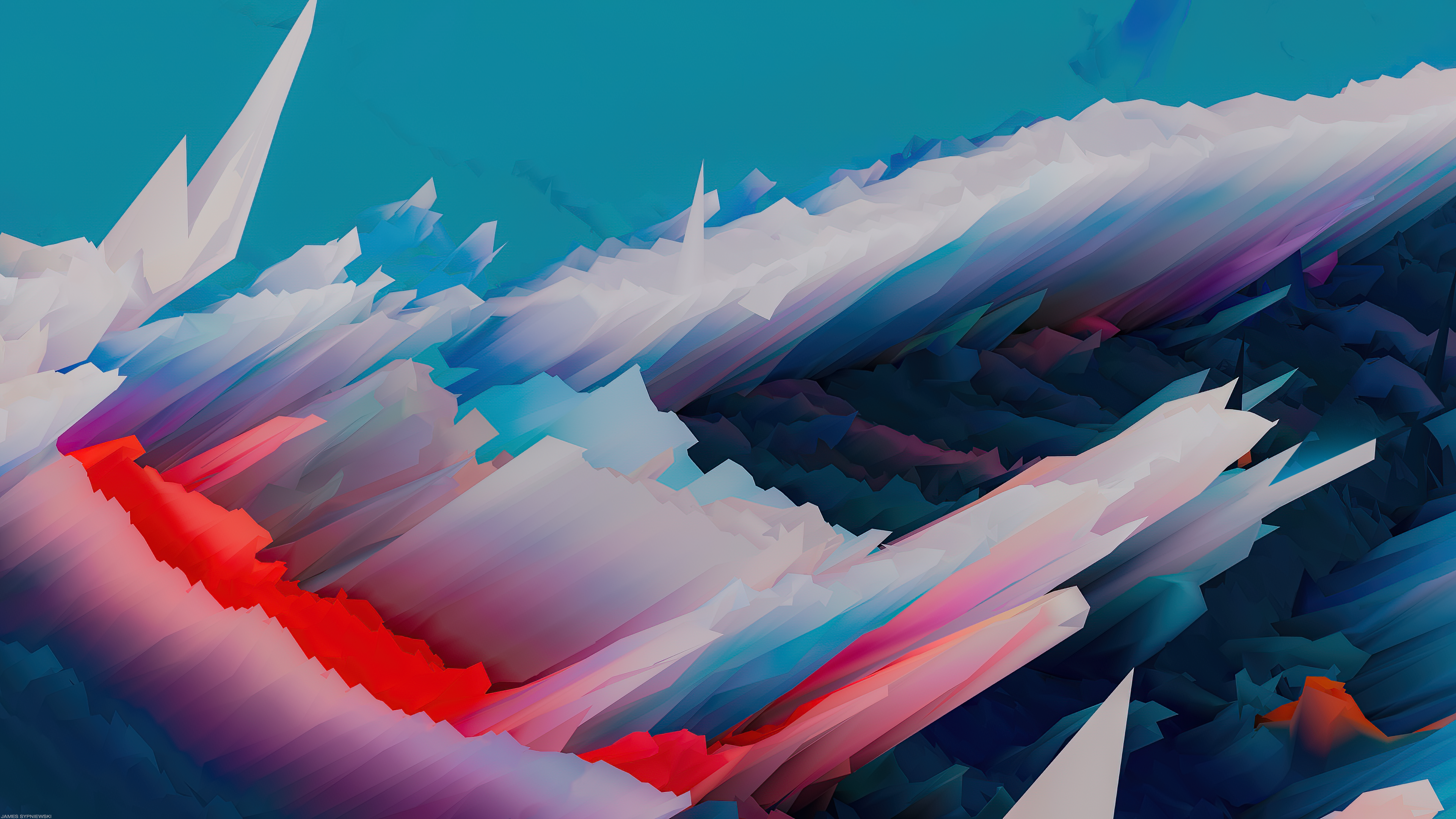 Abstract Landscape 4K HD Wallpaper