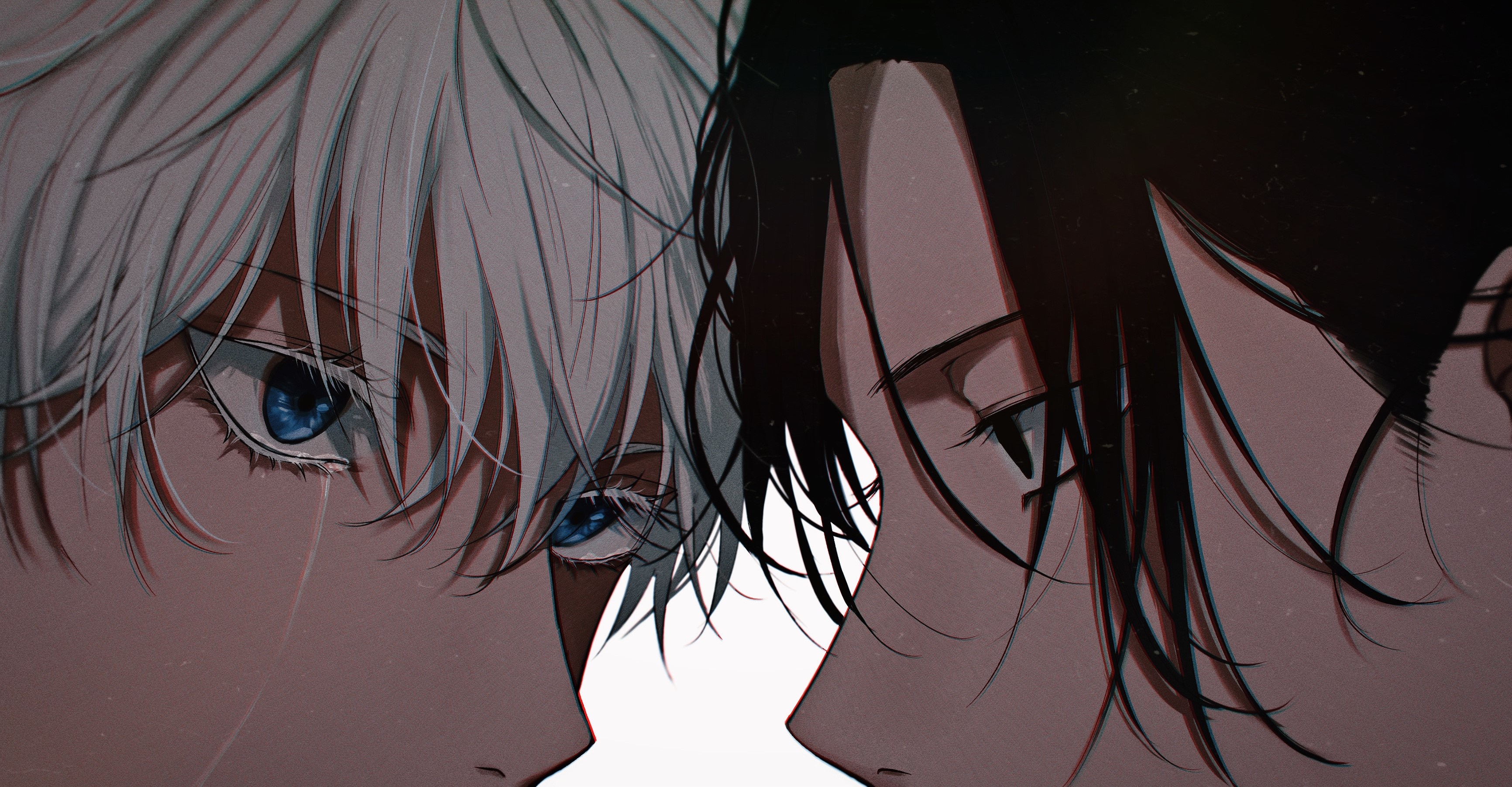 Satoru Gojo and Suguru Geto from Jujutsu Kaisen HD Wallpaper