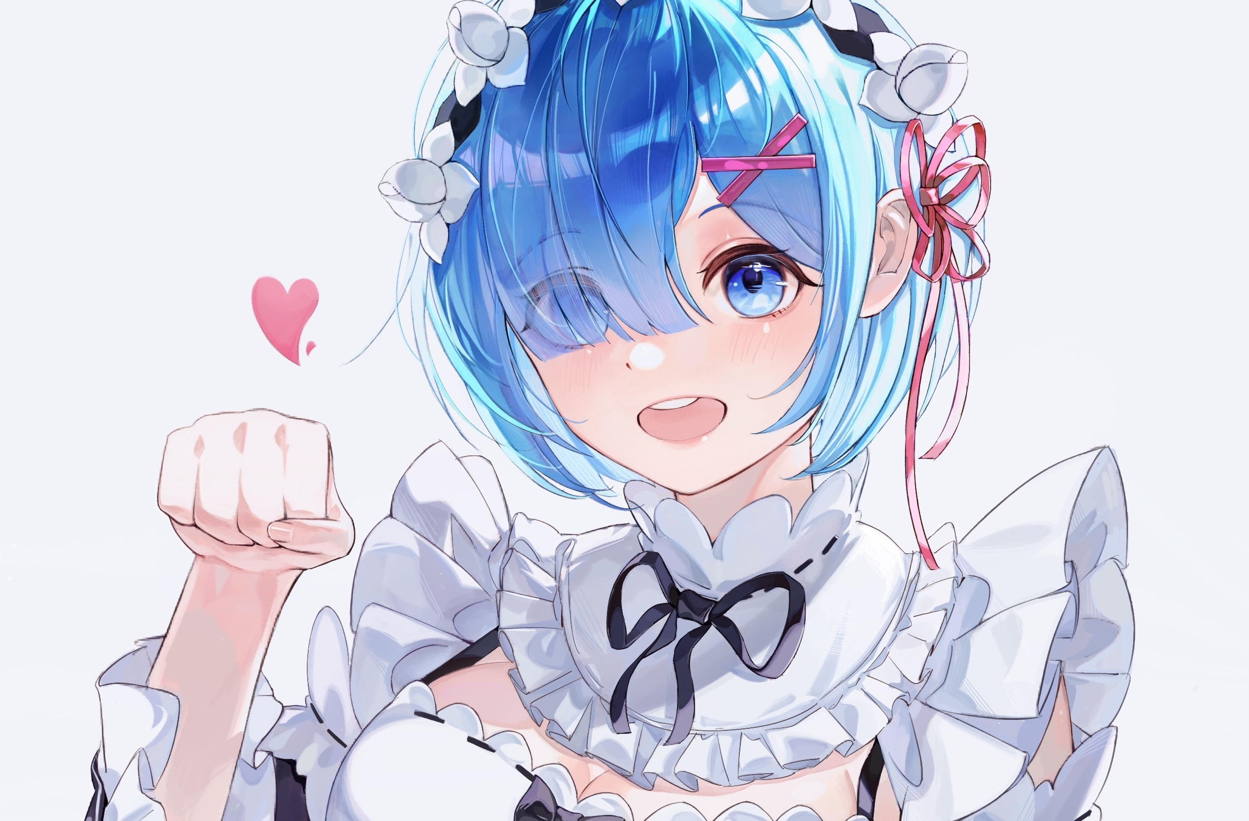 Rem from Re:ZERO -Starting Life In Another World- HD Wallpaper
