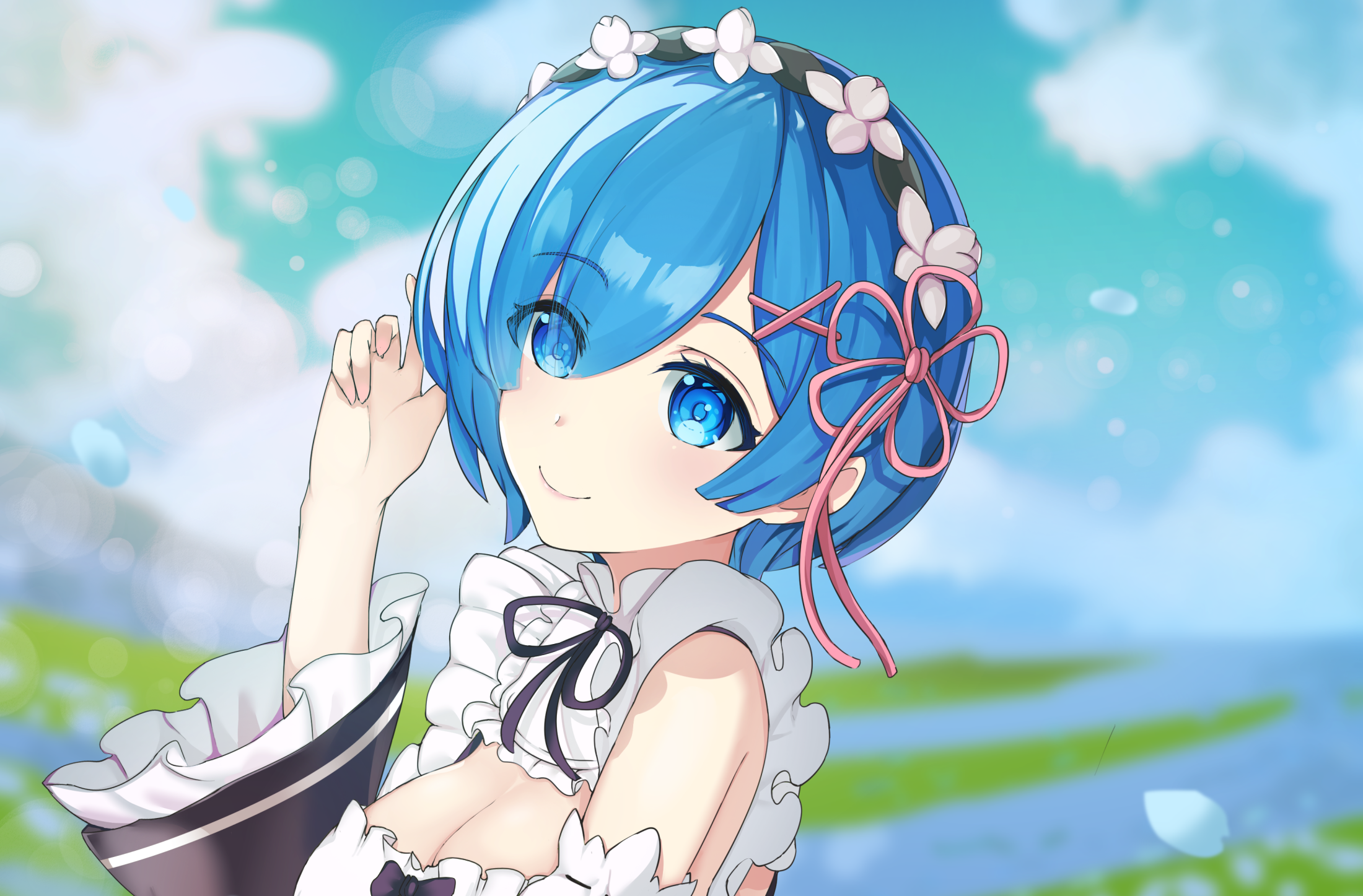 Rem from Re:ZERO -Starting Life In Another World- HD Wallpaper