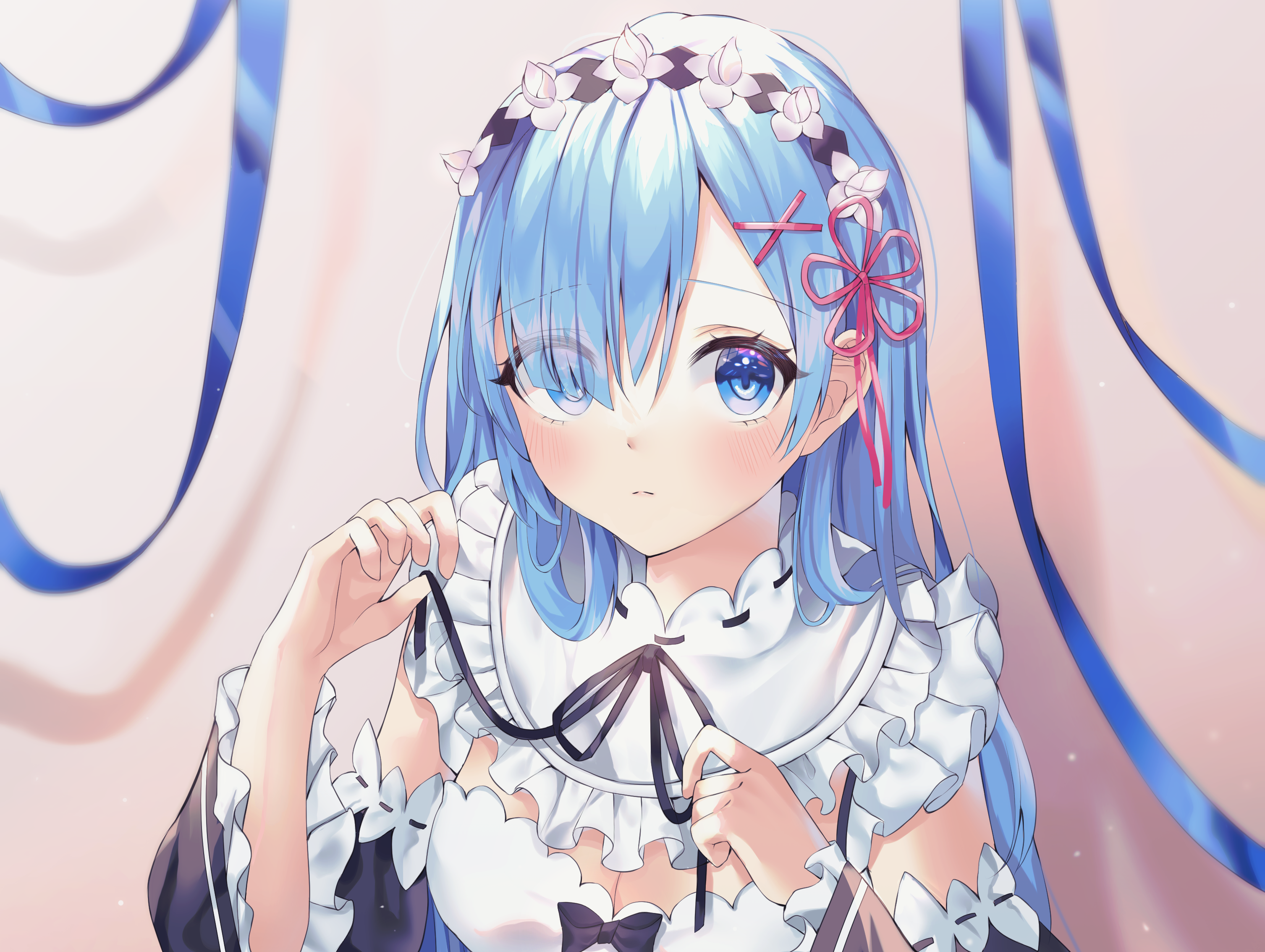 Rem from Re:ZERO -Starting Life In Another World- HD Wallpaper