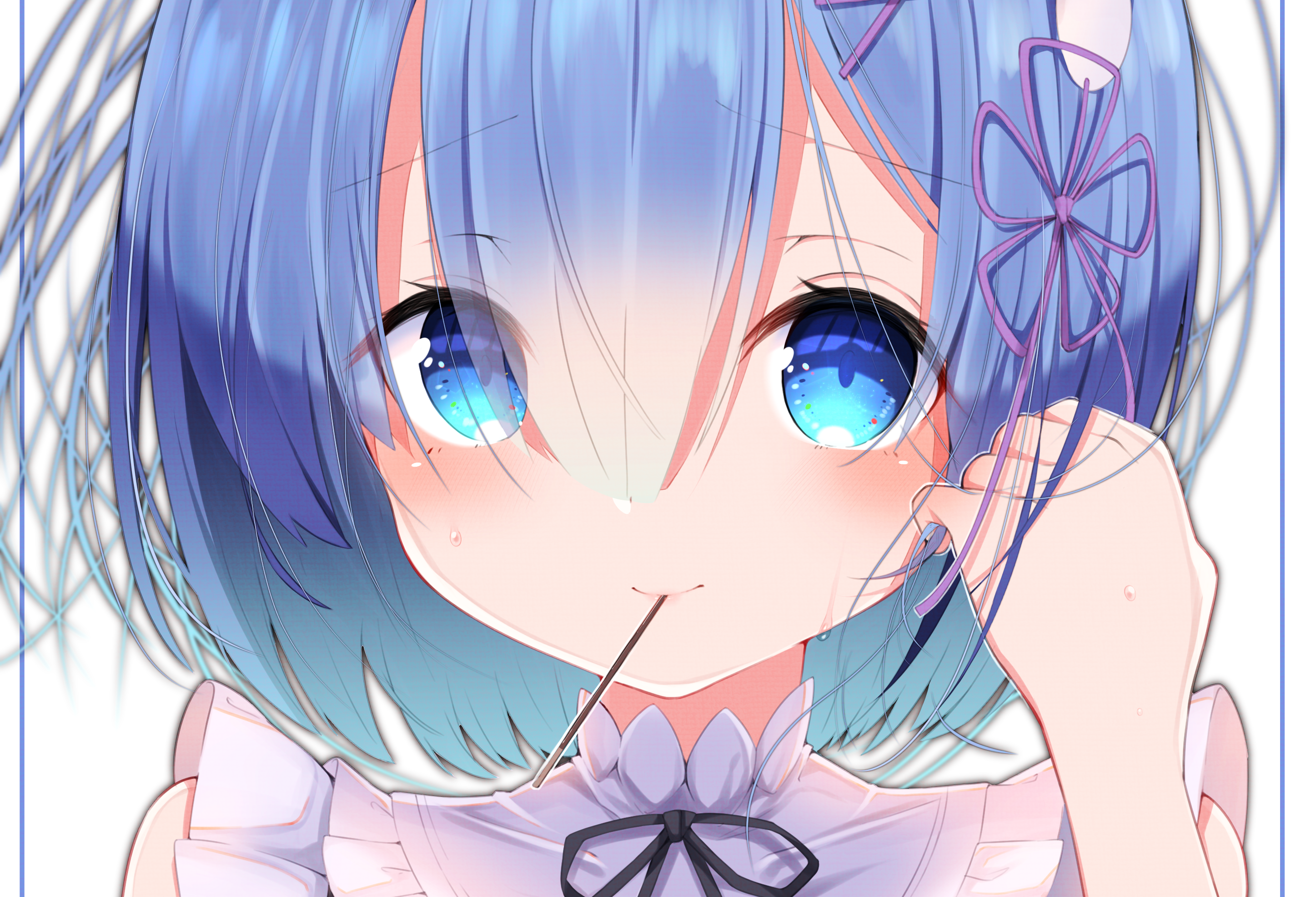 Rem from Re:ZERO -Starting Life In Another World- HD Wallpaper