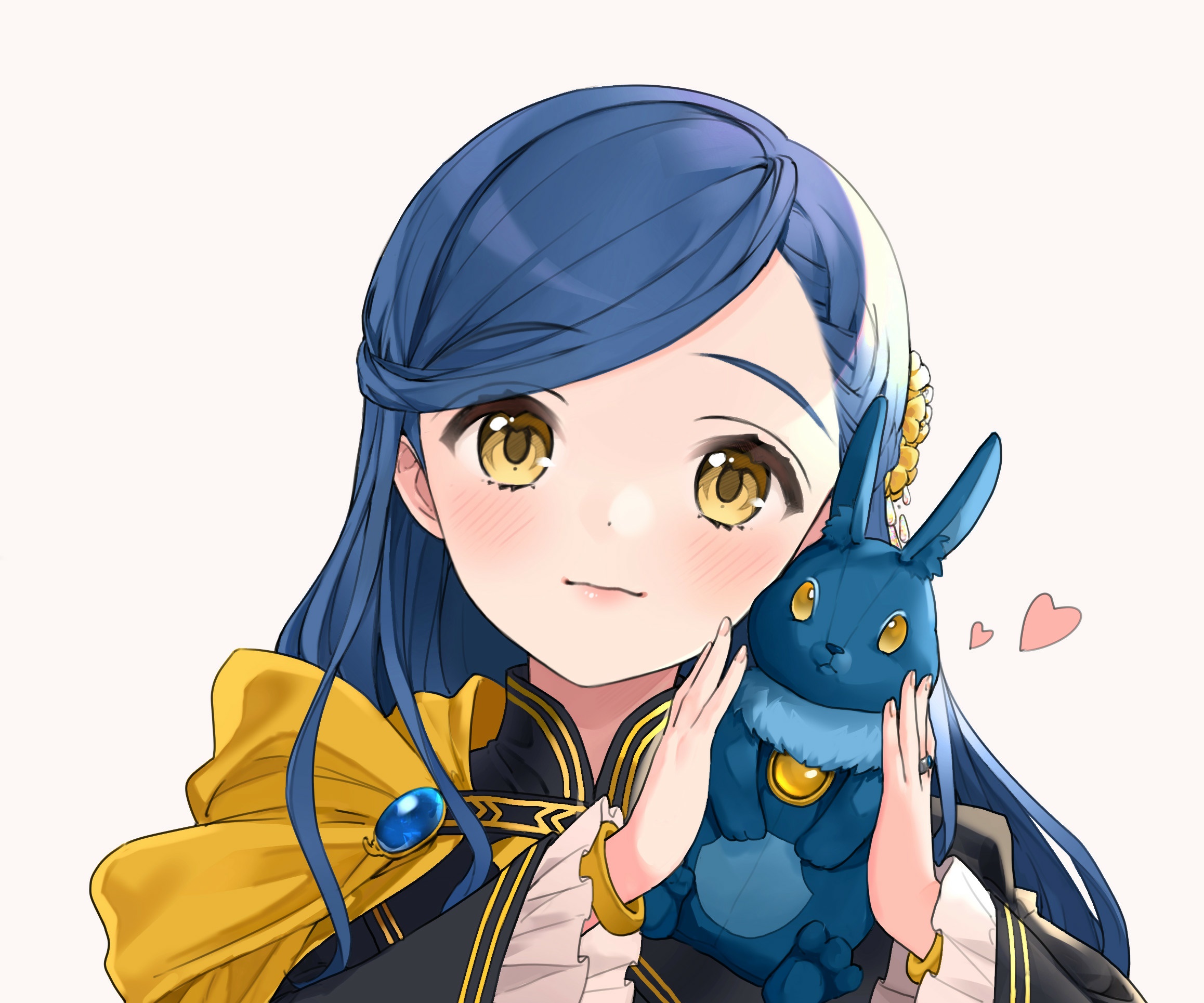 Myne from Ascendance of a Bookworm with a plush toy HD Wallpaper