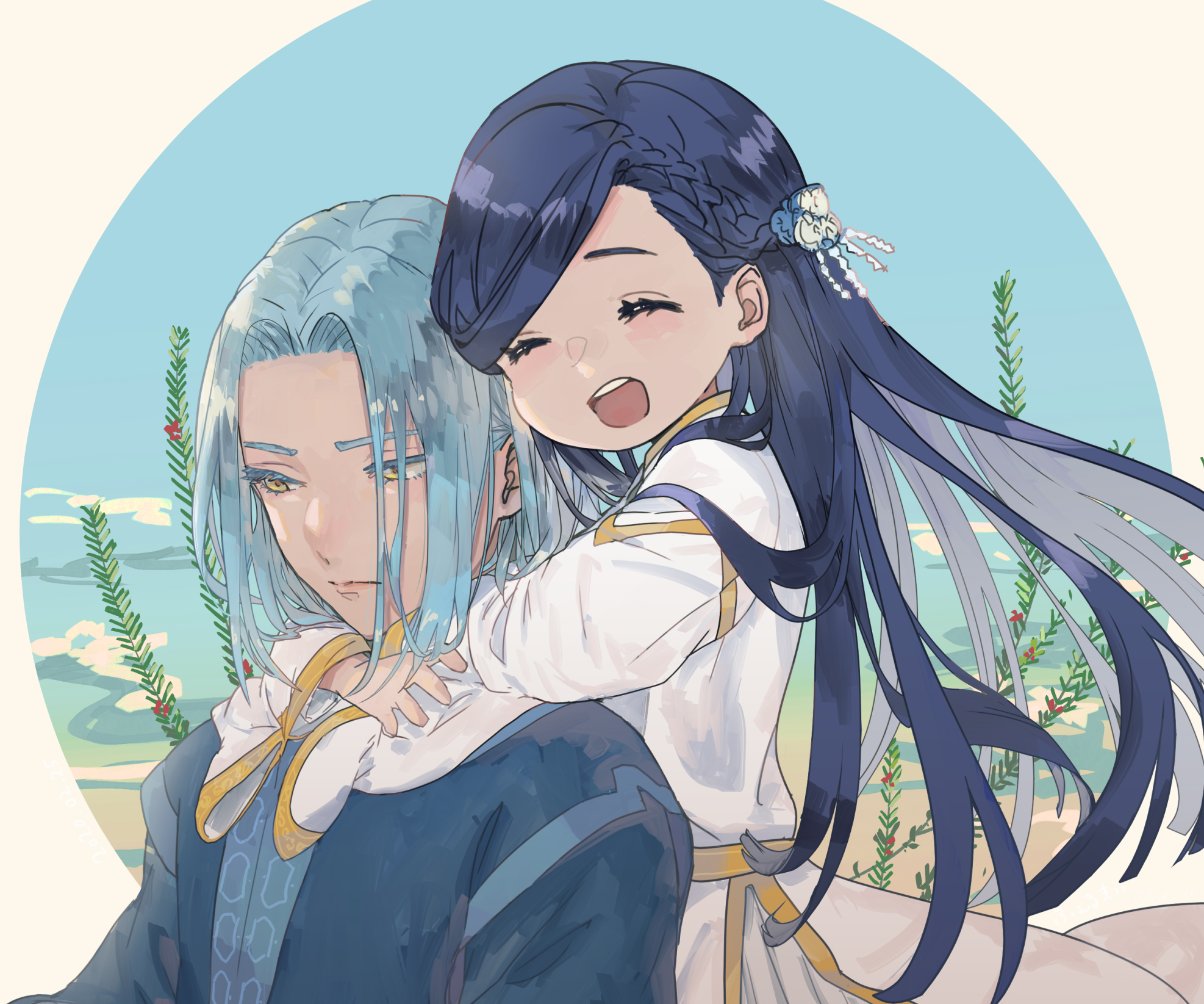 Myne and Ferdinand from Ascendance of a Bookworm HD Wallpaper